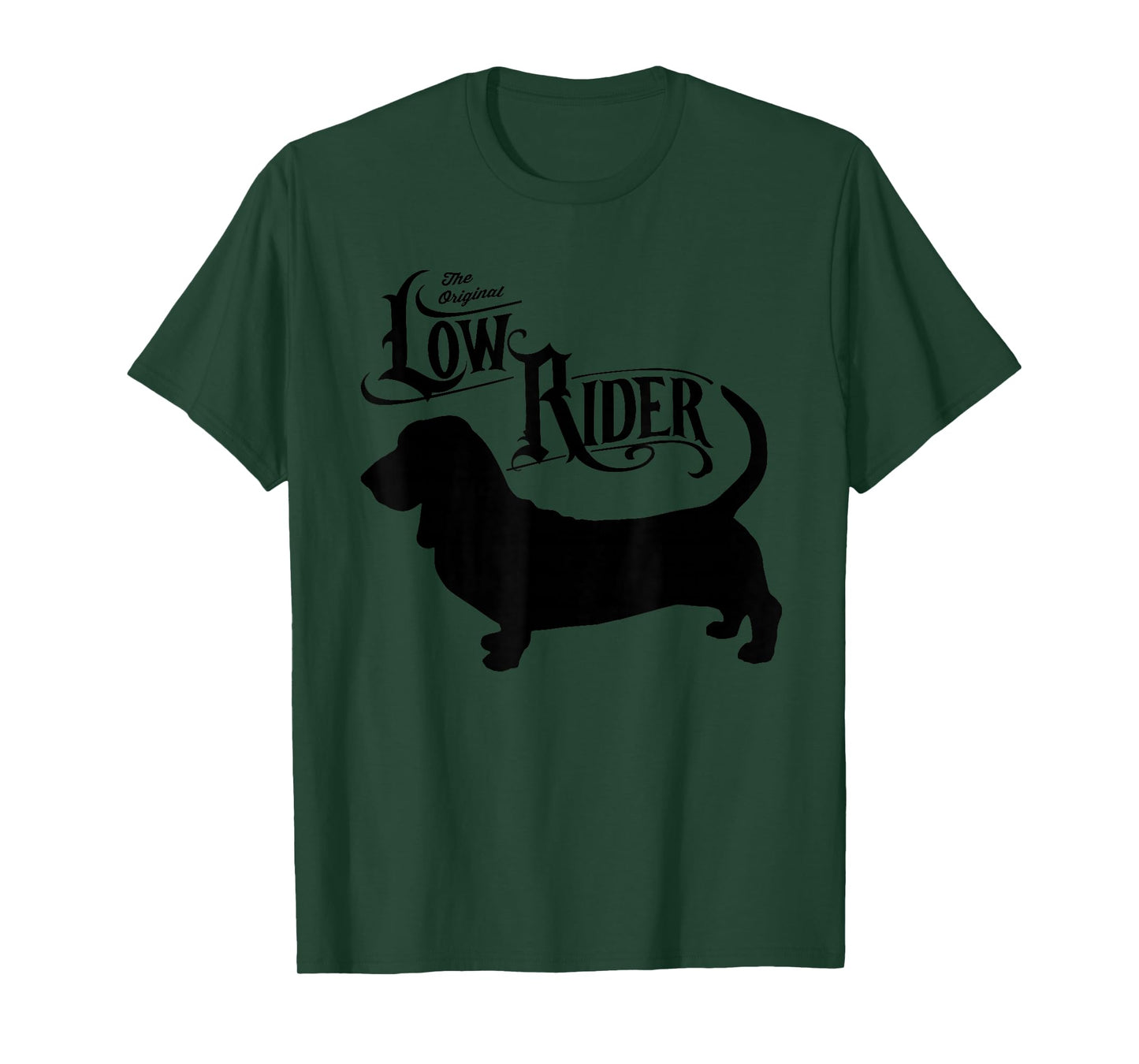 Basset Hound Low Rider Funny Basset Hound Dog Lover Gift T-Shirt
