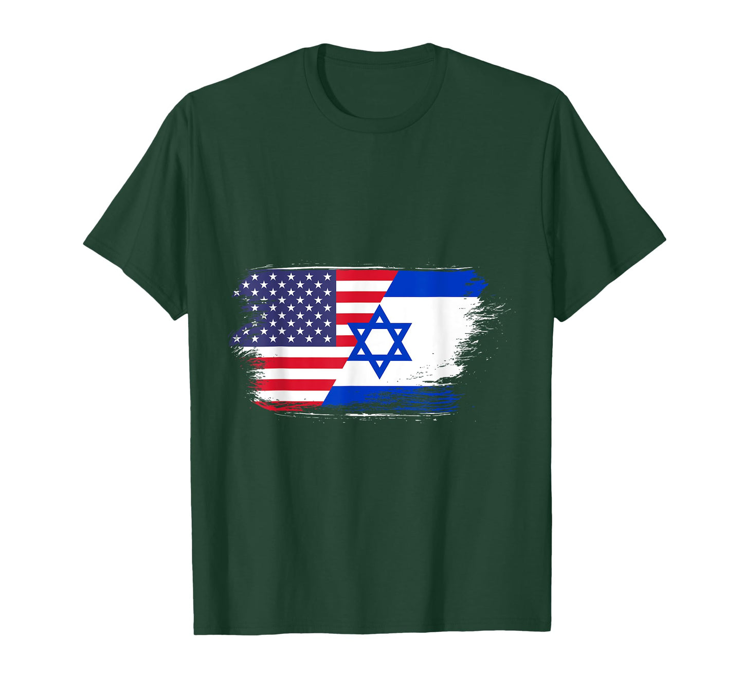 USA Flag Israel T-Shirt