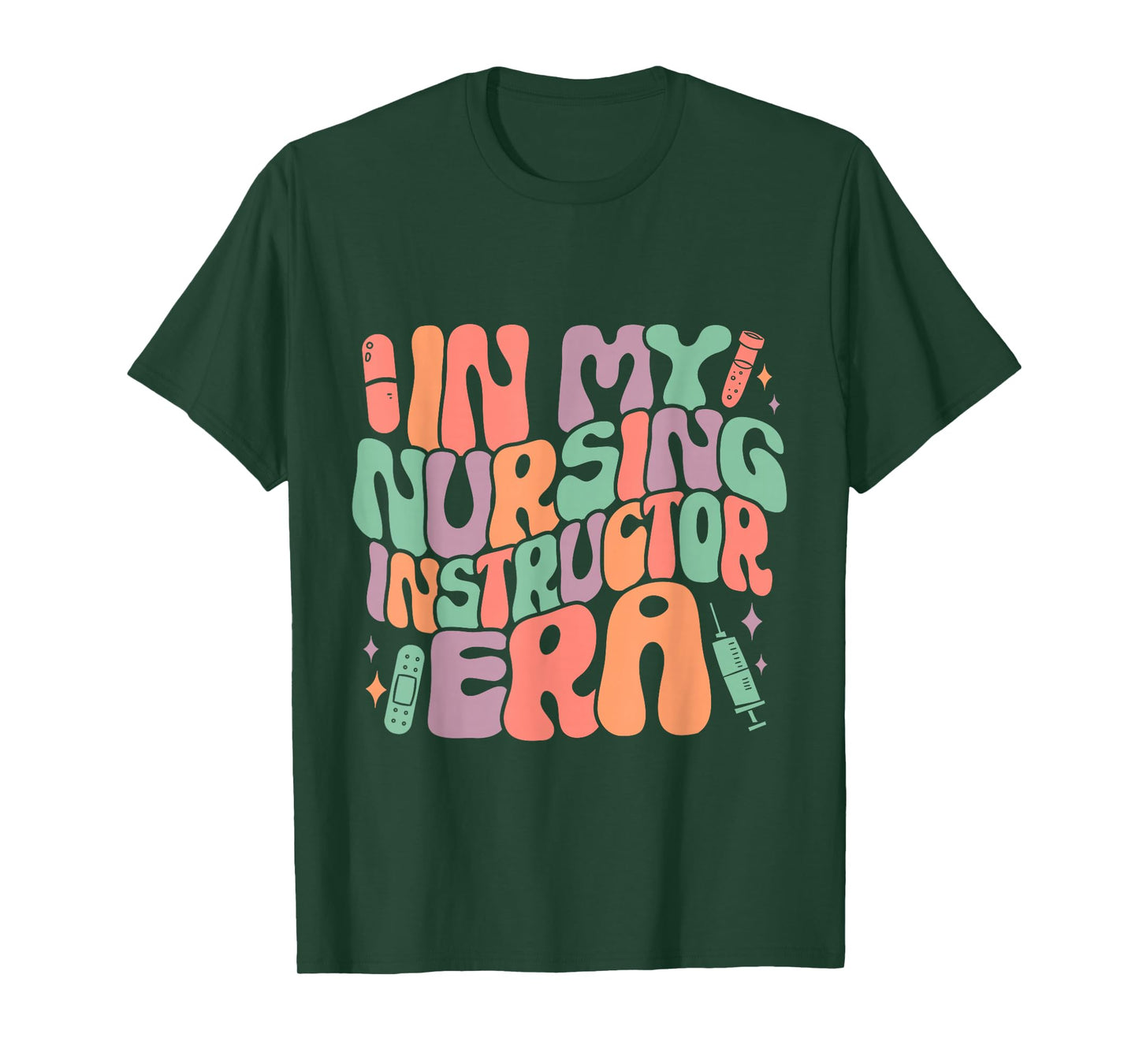 In My Nursing Instructor Era Groovy T-Shirt