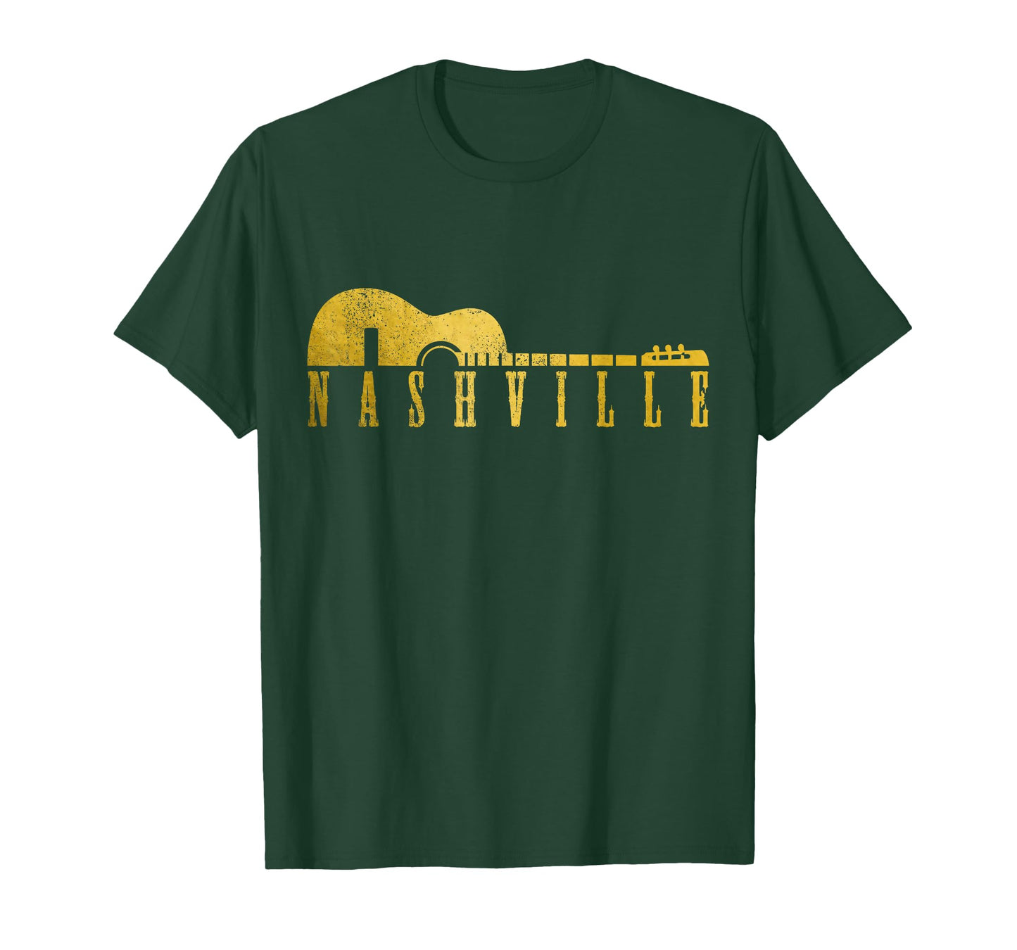 Nashville Tennessee Country Music City Guitar Vintage Nash T-Shirt