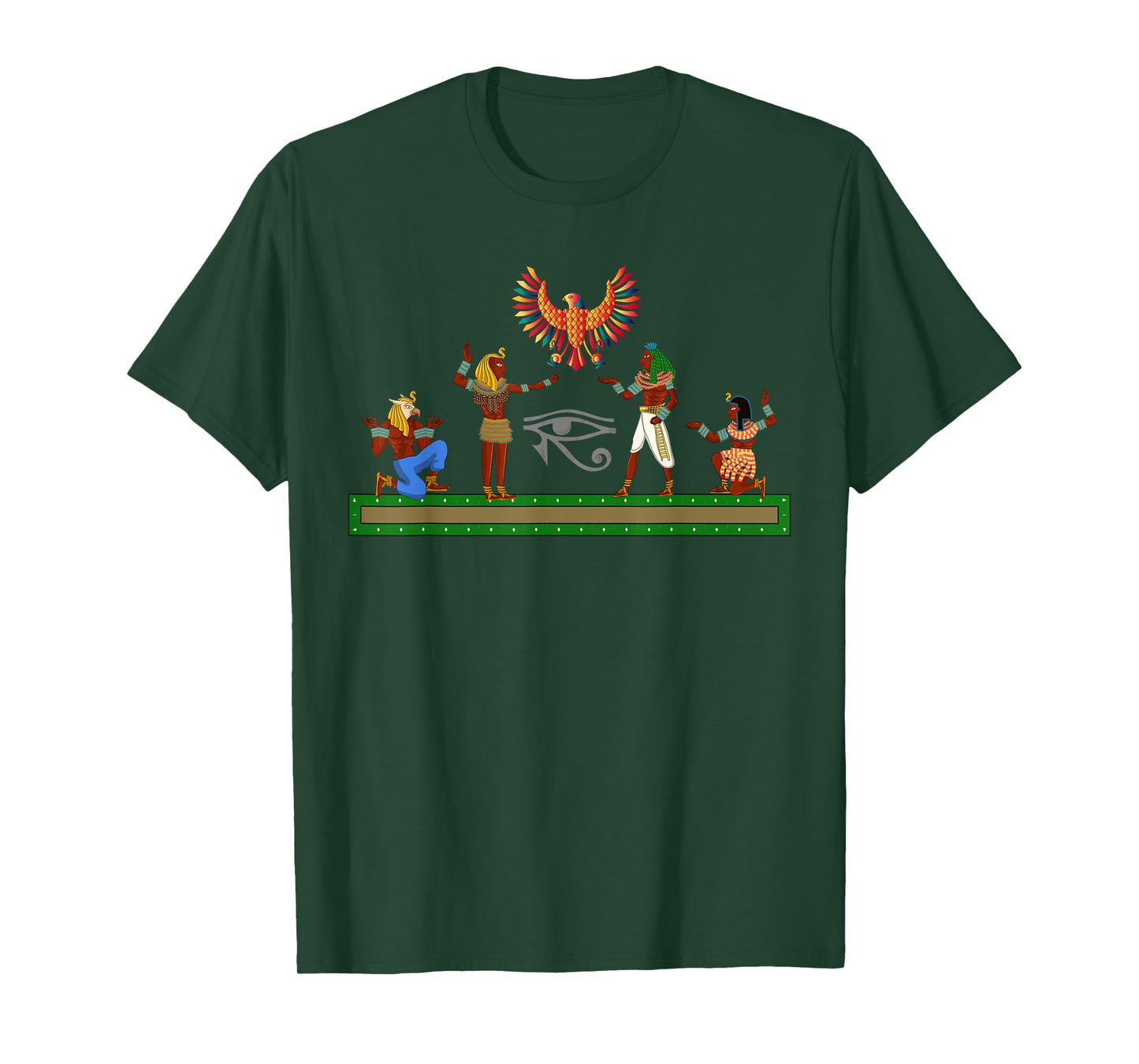 Proud Egyptian Gift Hieroglyphics Tut Ankh Pyramids Egypt T-Shirt
