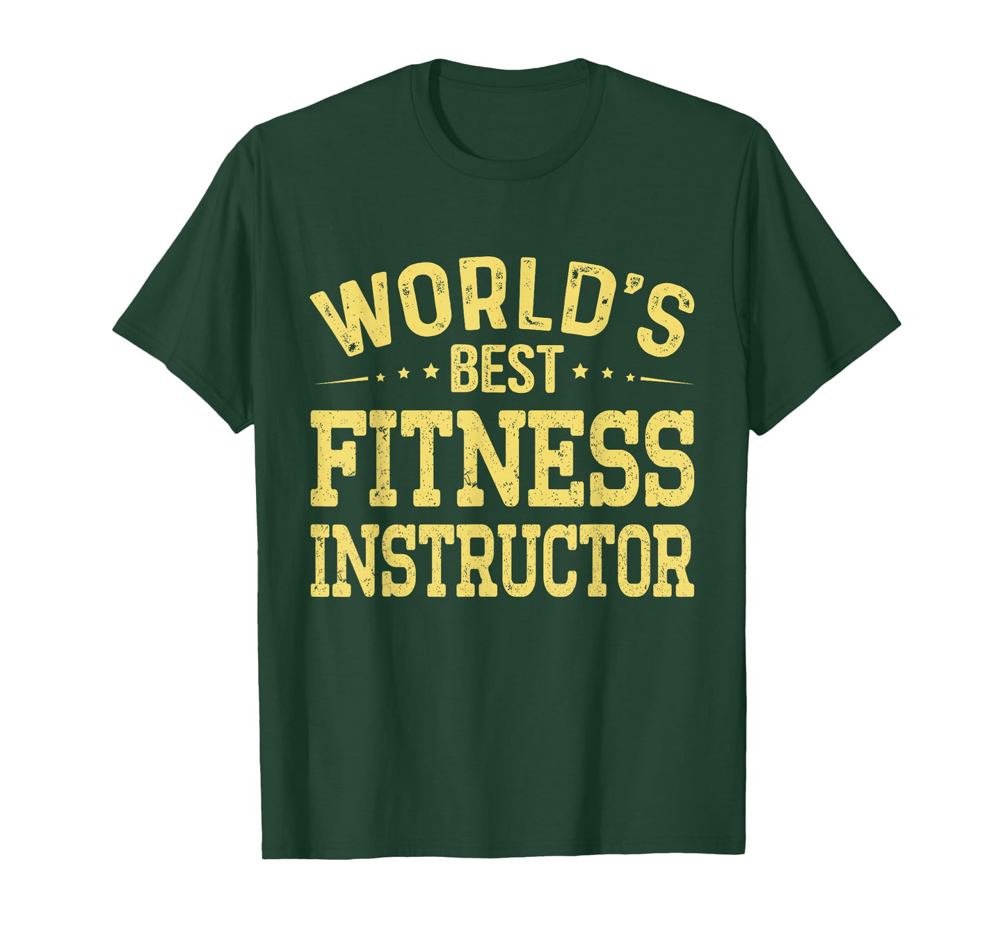 World's Best Fitness Instructor Job Title Fitness Instructor T-Shirt