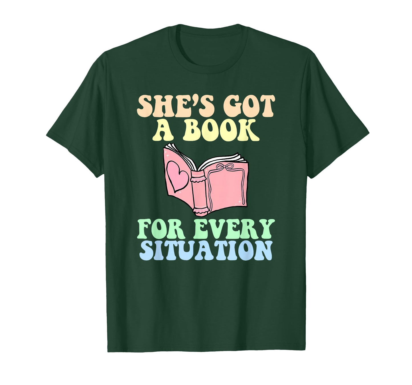 She's Got A Book for Every Situation Funny Halloween T-Shirt