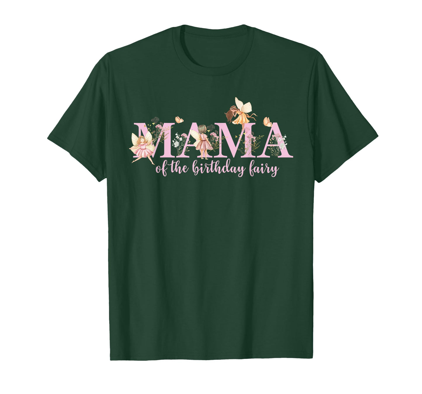 Mama Of The Birthday Fairy Magical Birthday Girl T-Shirt