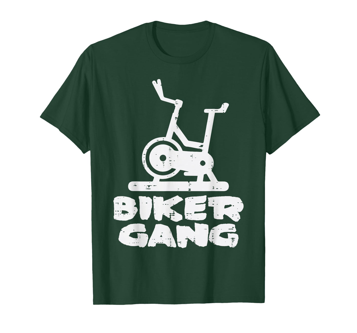 Gym Biker Gang Funny Spin Cycling Workout Fitness Women Men T-Shirt