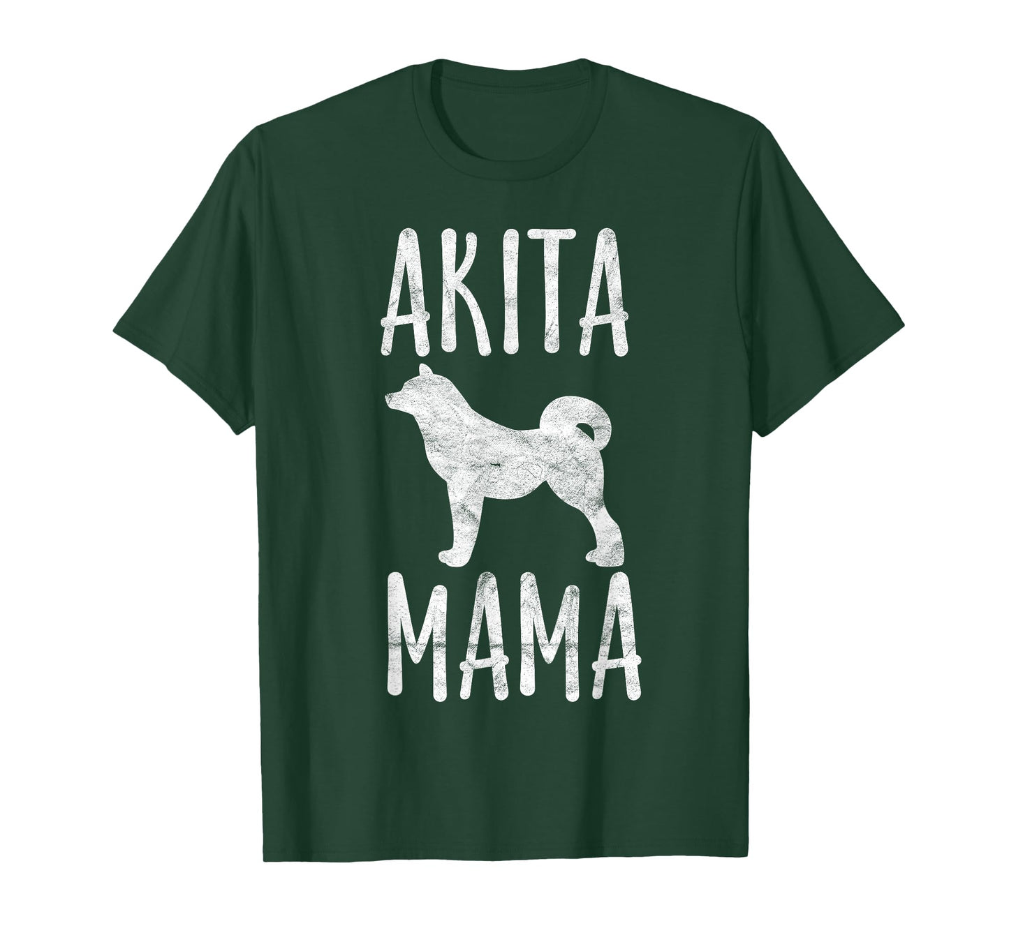 Vintage Akita Mama Gift Akita Mom Pet Dog Owner Mother T-Shirt