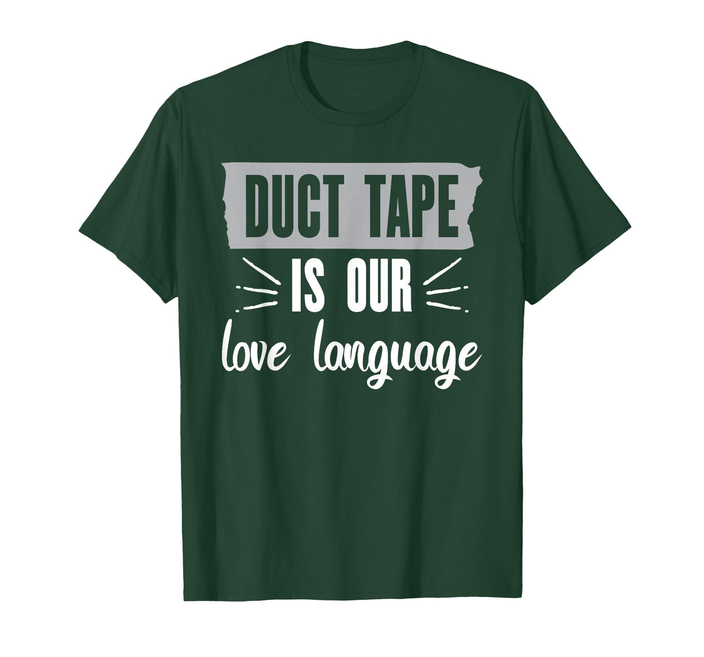 HVAC Duct Tape Love Language | Ideal for HVAC Techs T-Shirt