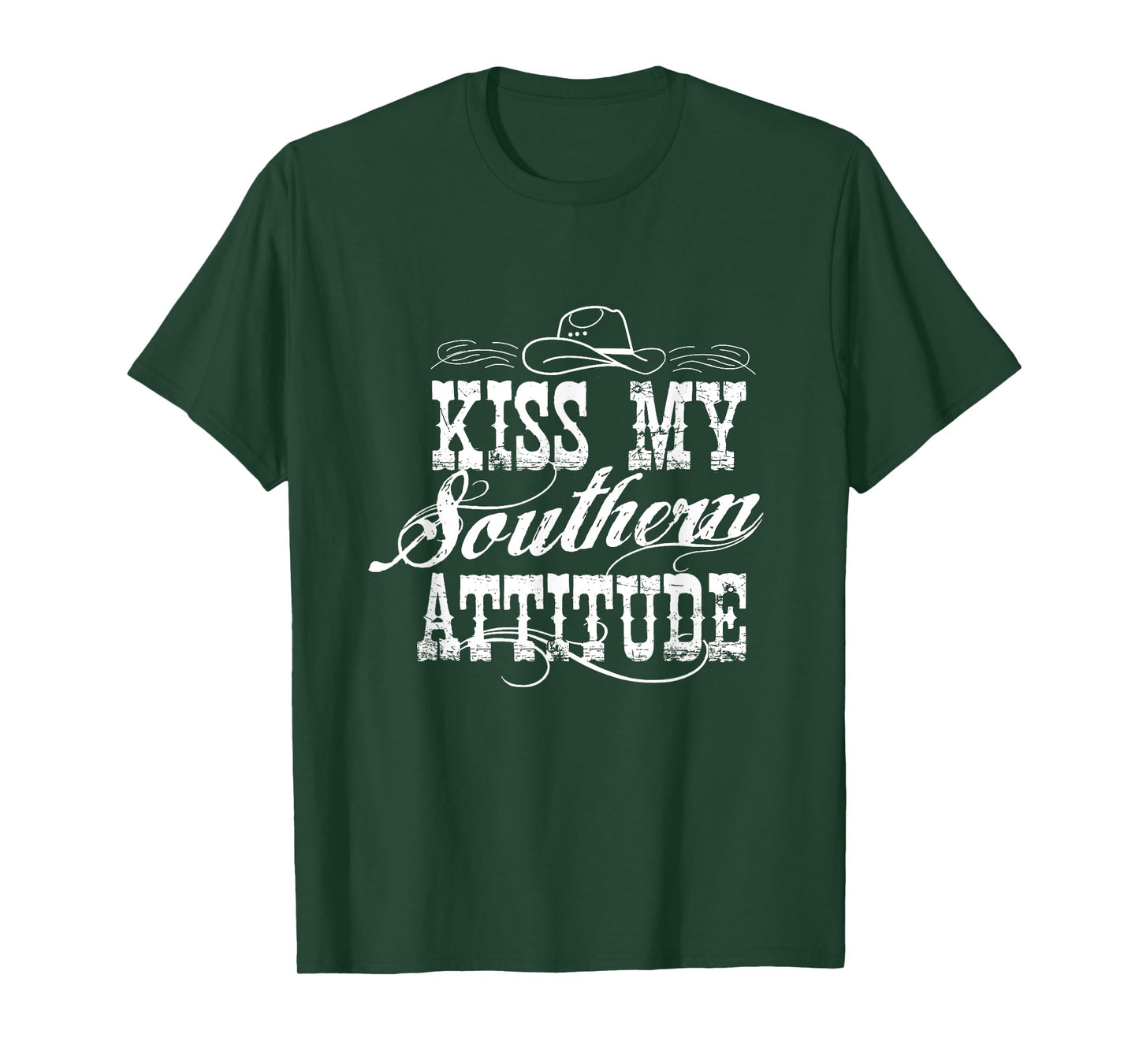 Sassy Southerns Country Life Kiss My Southern Attitudes T-Shirt
