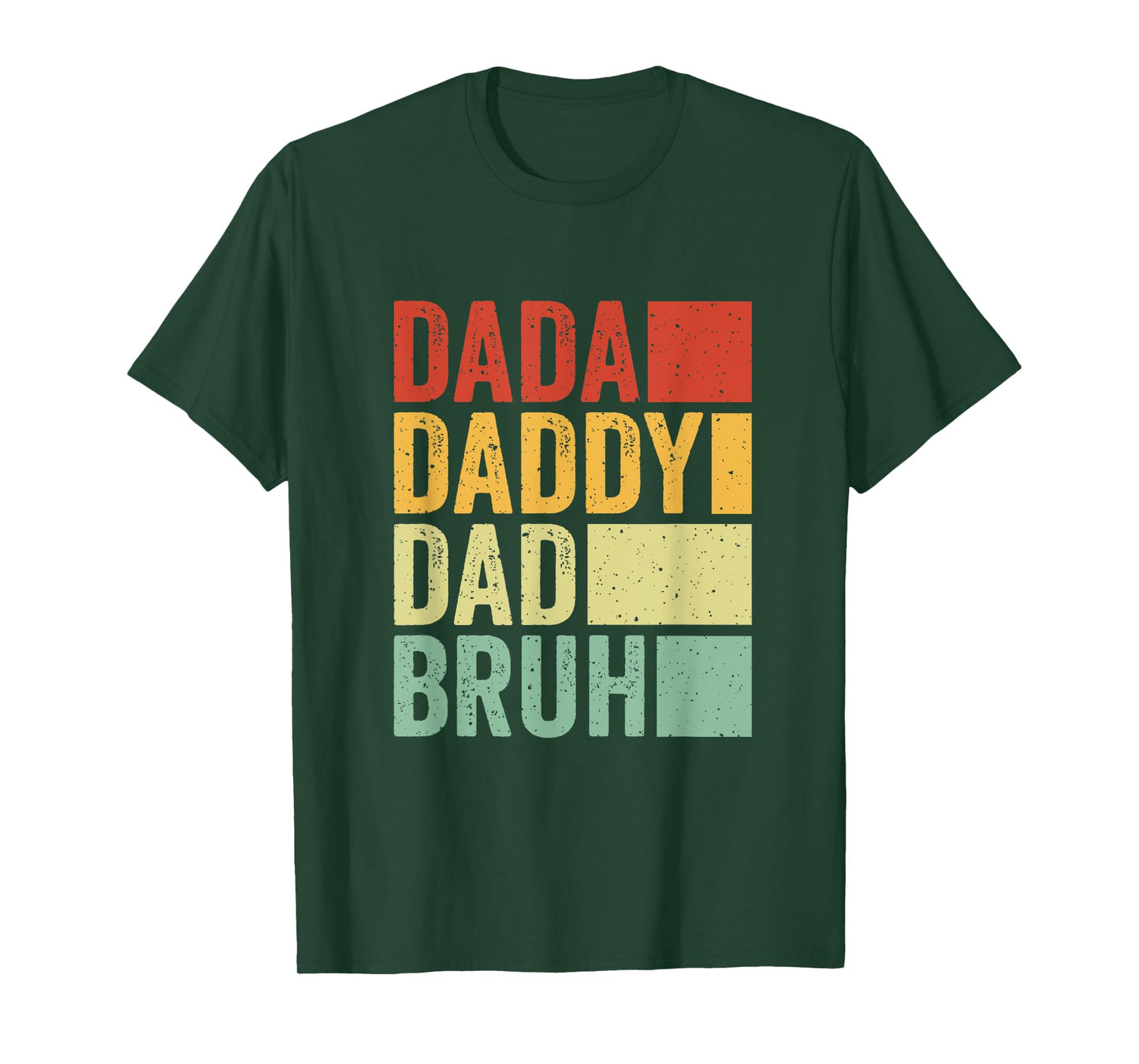 Dada Daddy Dad Bruh Vintage Father's Day Husband Father Mens T-Shirt