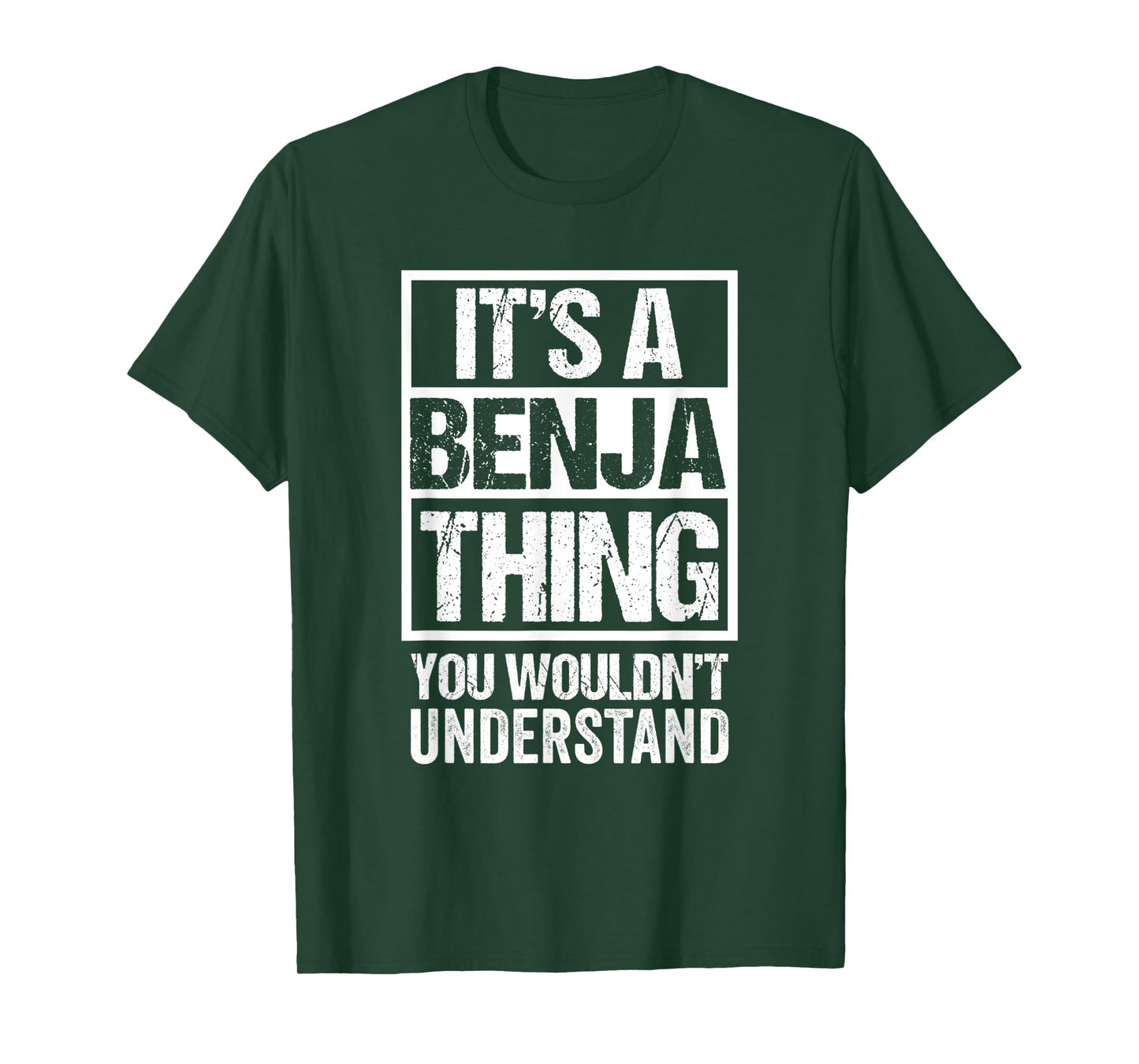 It's A Benja Thing You Wouldn't Understand First Name T-Shirt