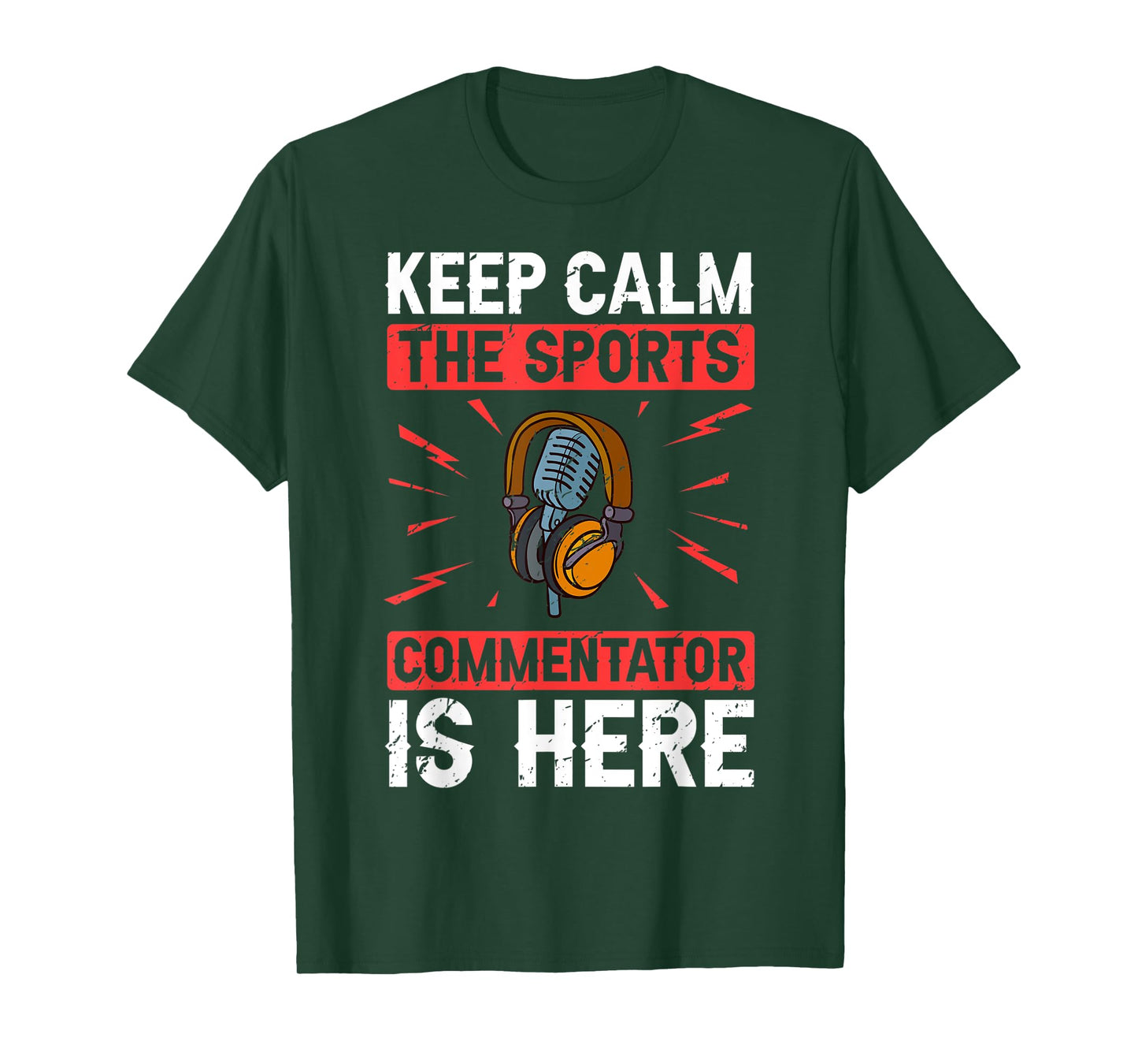 Sports Commentator Sportscaster Sport Announcer T-Shirt