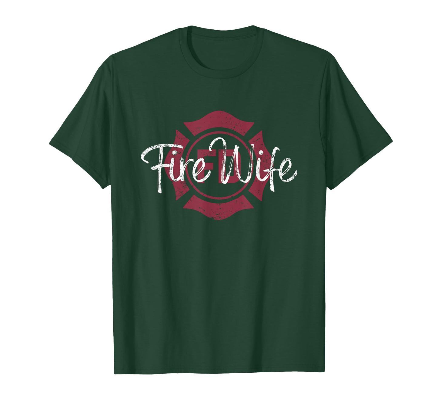 Firefighters Wife, Womens Fireman Wife, Firefighter Wife T-Shirt