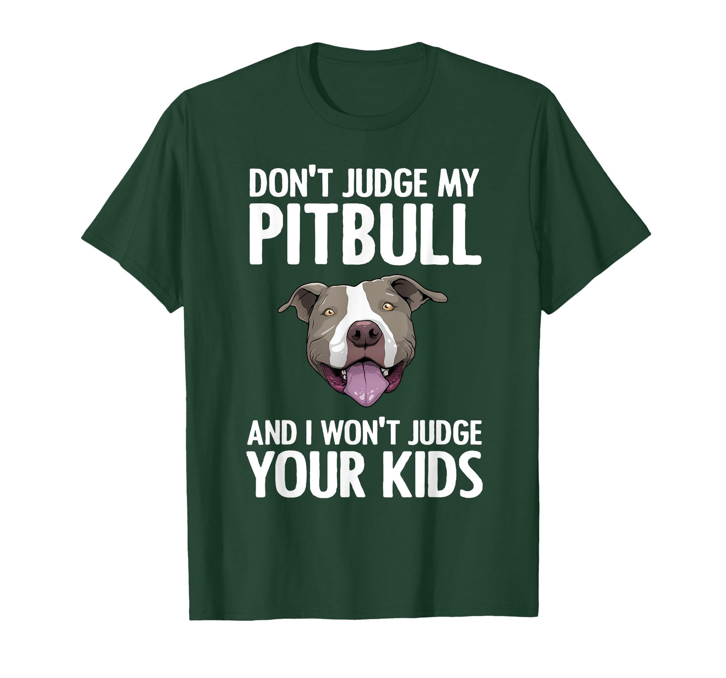 Cute Pitbull For Men Women Kids Pitbull Terrier Dog Lover T-Shirt