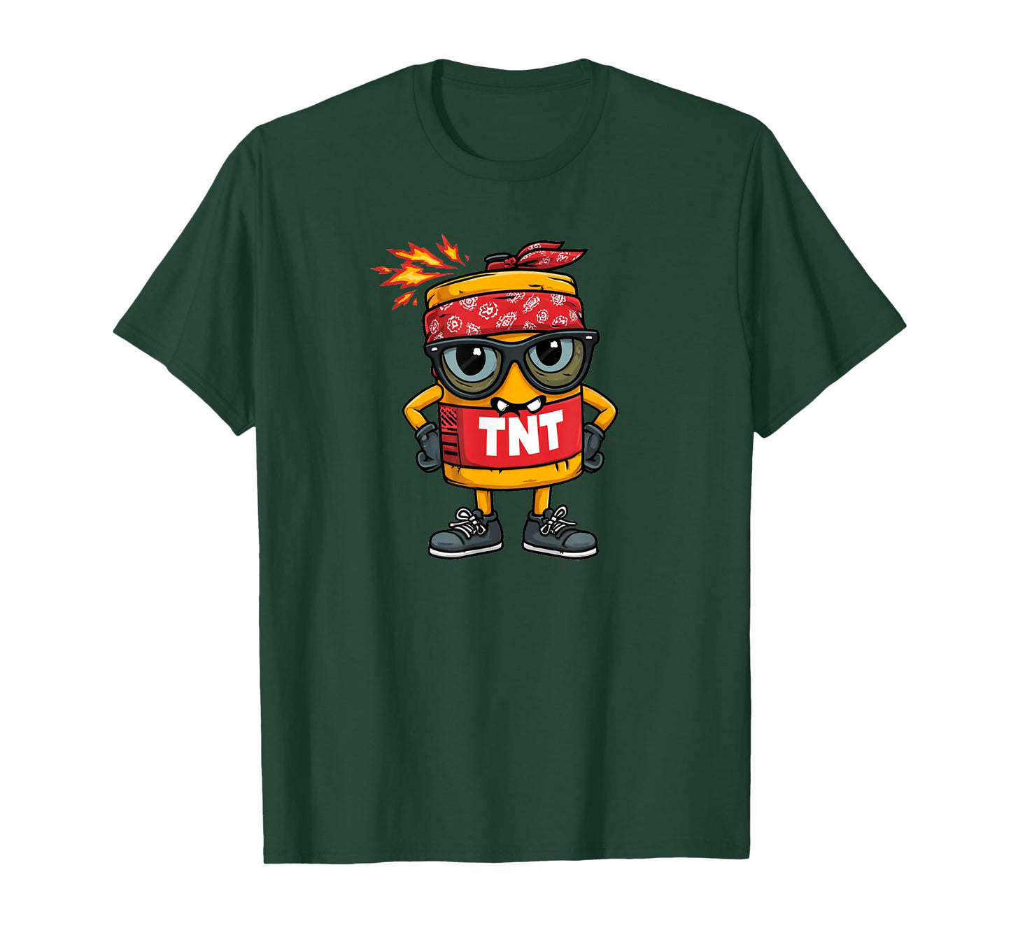 Amazing TNT Look for Fireworks and Explosions Lovers T-Shirt