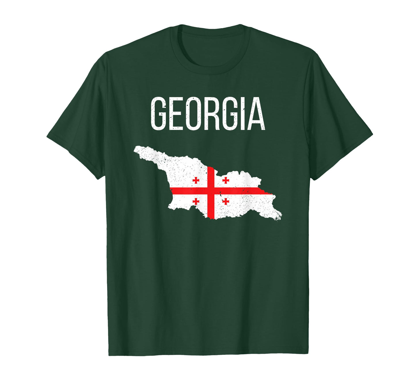 Georgia Flag Country Independence Map Men Women Tbilisi Men T-Shirt