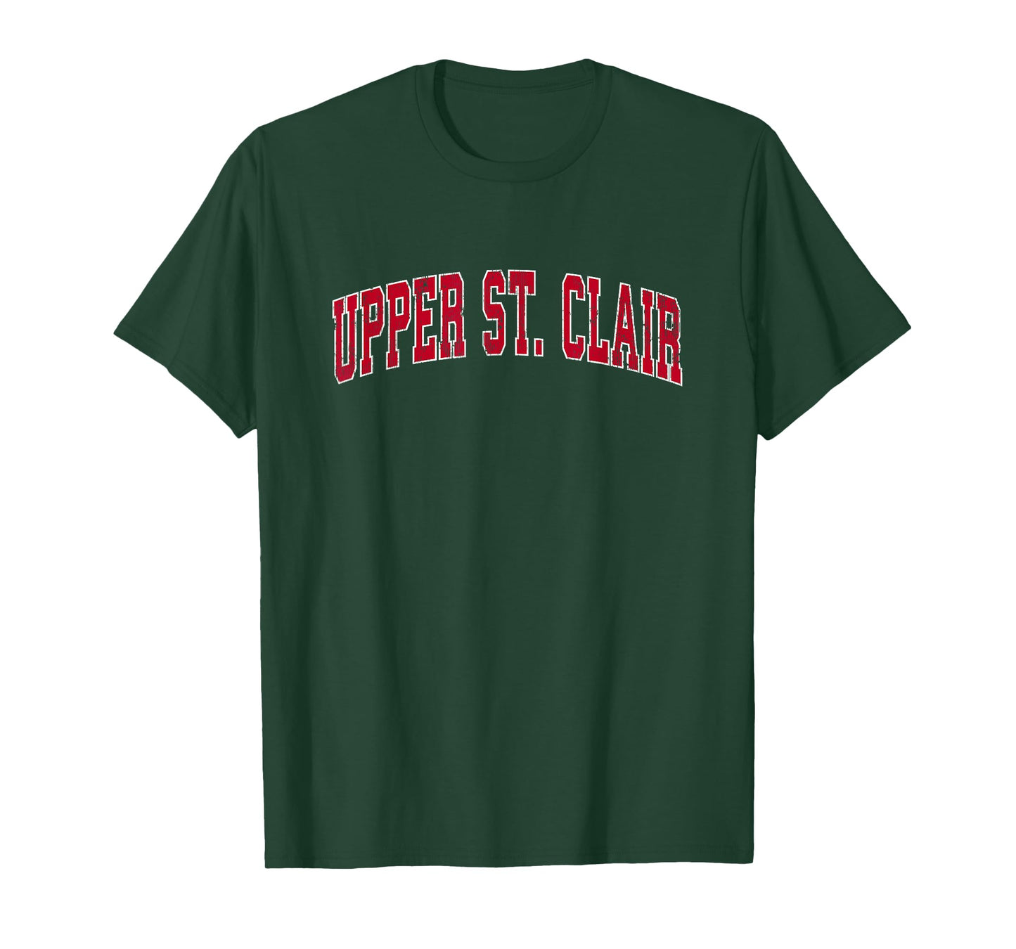Upper St. Clair Pennsylvania PA Vintage Sports Design Red De T-Shirt
