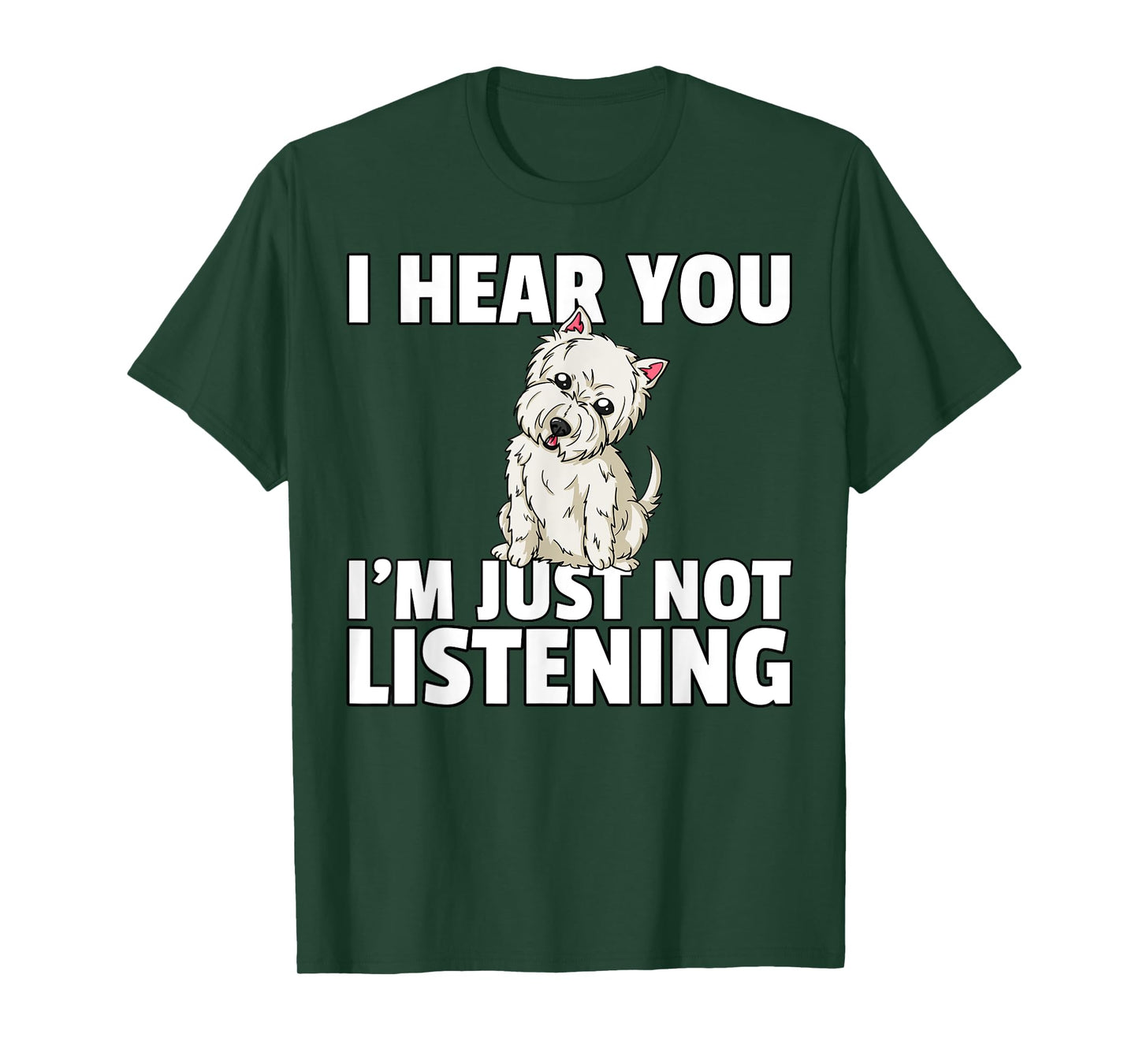 West Highland Terrier Westie Dog Men Women Girls Kids T-Shirt