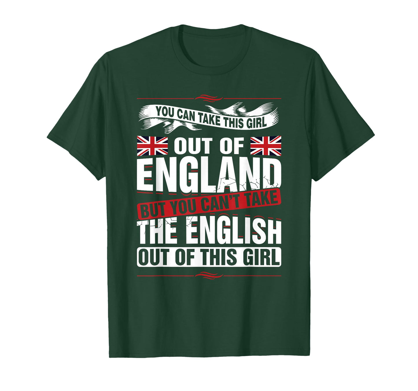 You can take this girl out of England British T-Shirt