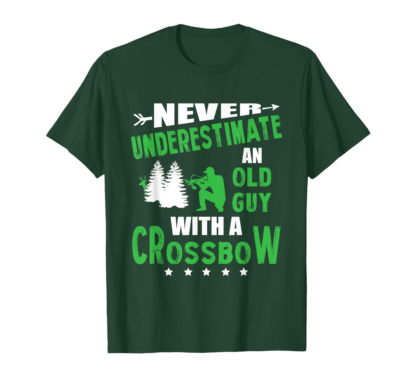 Archery Crossbow Old Guy Medieval Archery T-Shirt