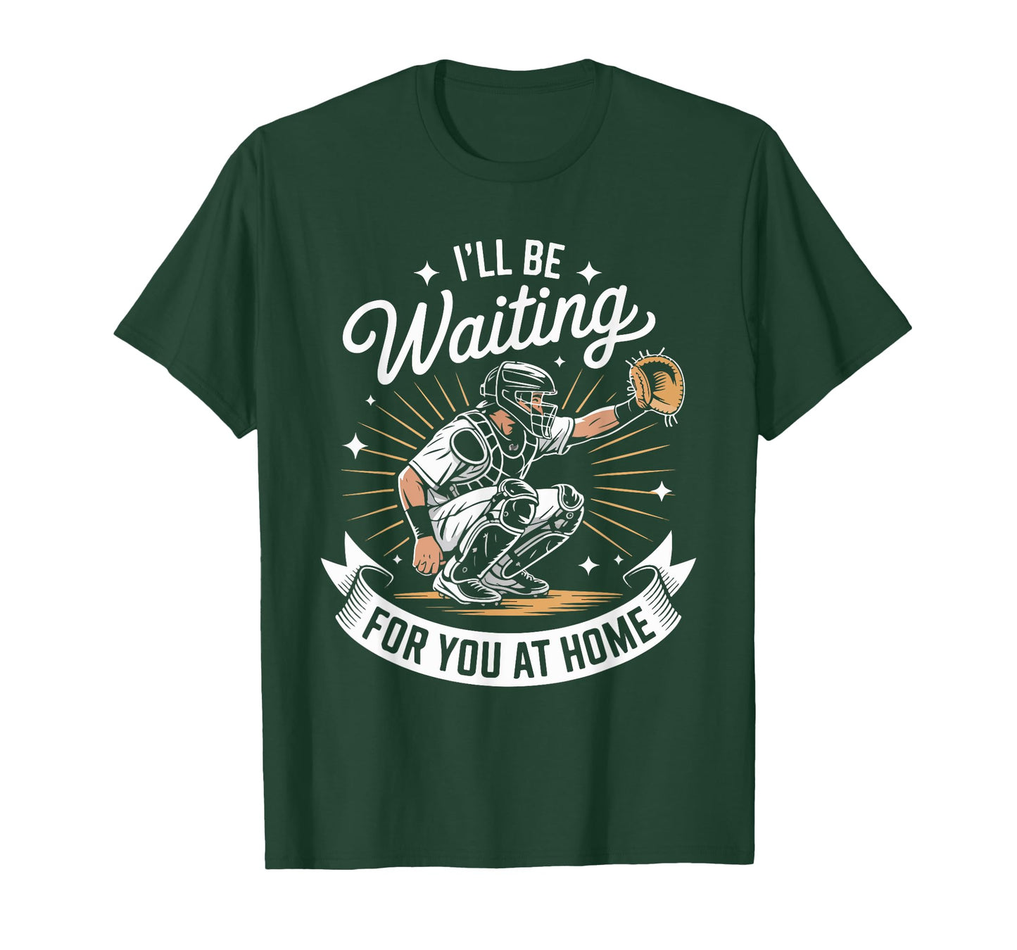 I'll Be Waiting for You at Home Baseball T-Shirt