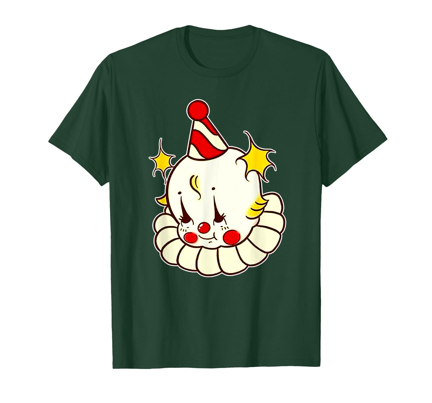 Kewpie Baby Birthday Clown T-Shirt