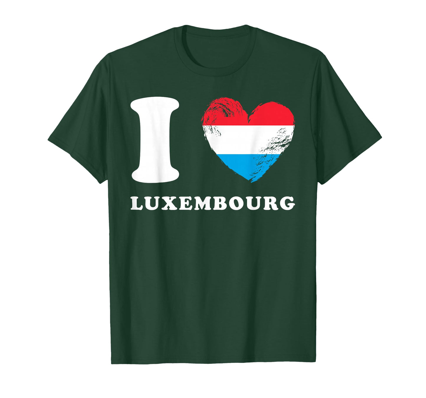 I Love Luxembourg - Heart Flag Luxembourg T-Shirt