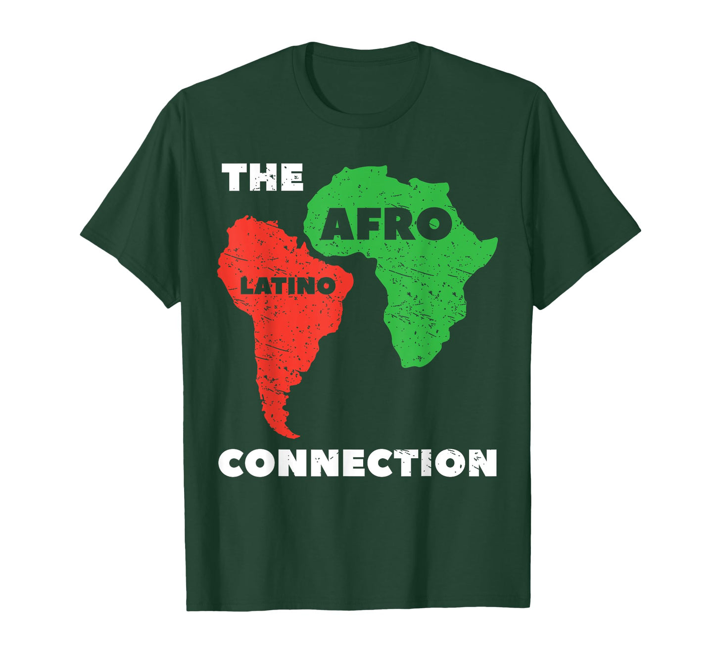The Afro Latino Connection Afro-Latina Hispanic Pride T-Shirt