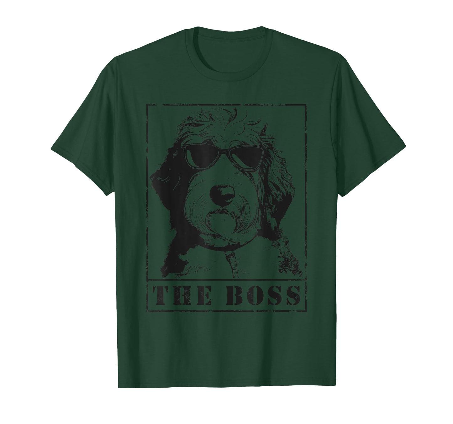 The Funny Sheepadoodle Boss Mom Dad Dog Lover T-Shirt