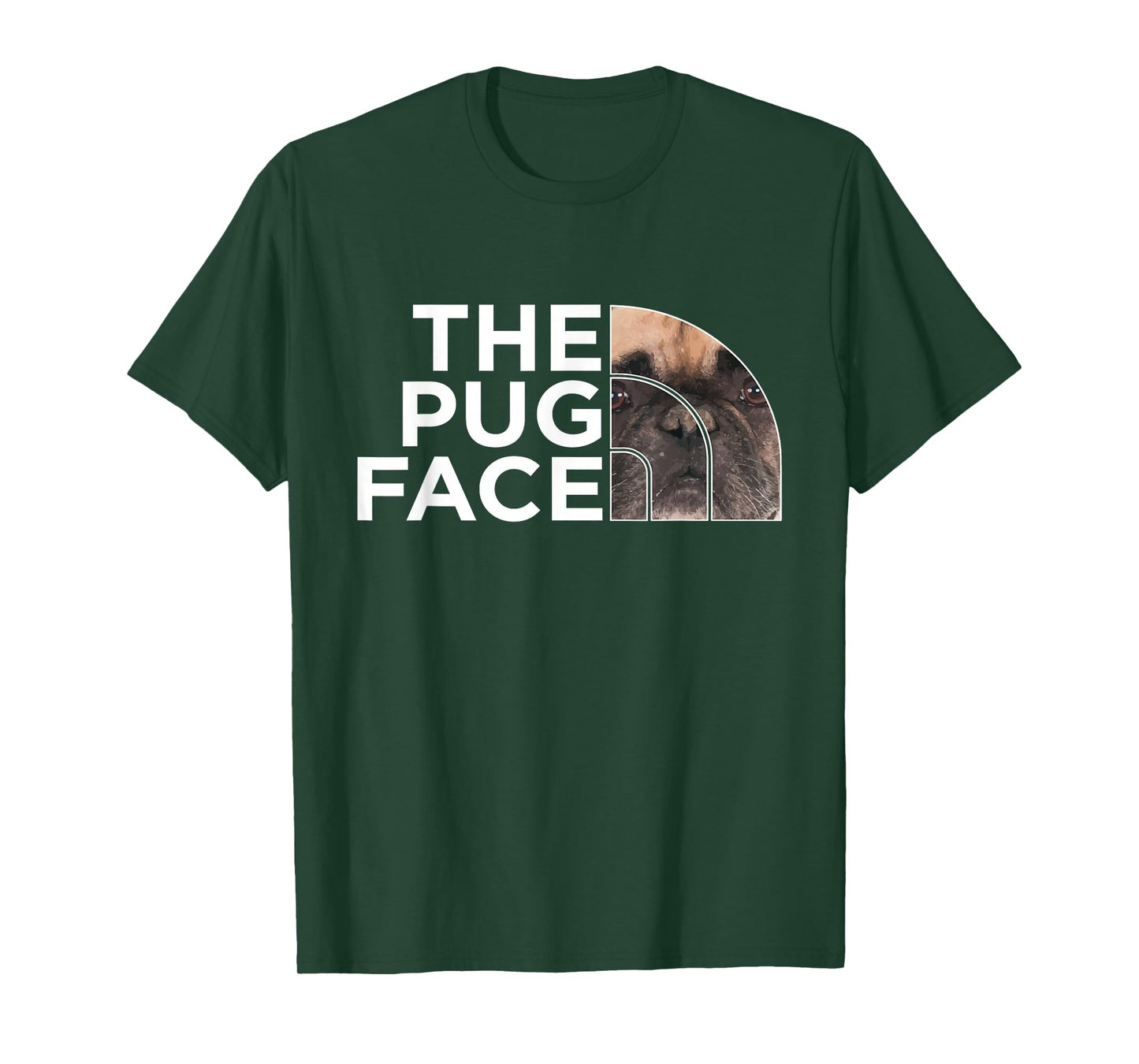 The Pug Face - Pup Puppy Owner Dog Lover Pet Breeder T-Shirt