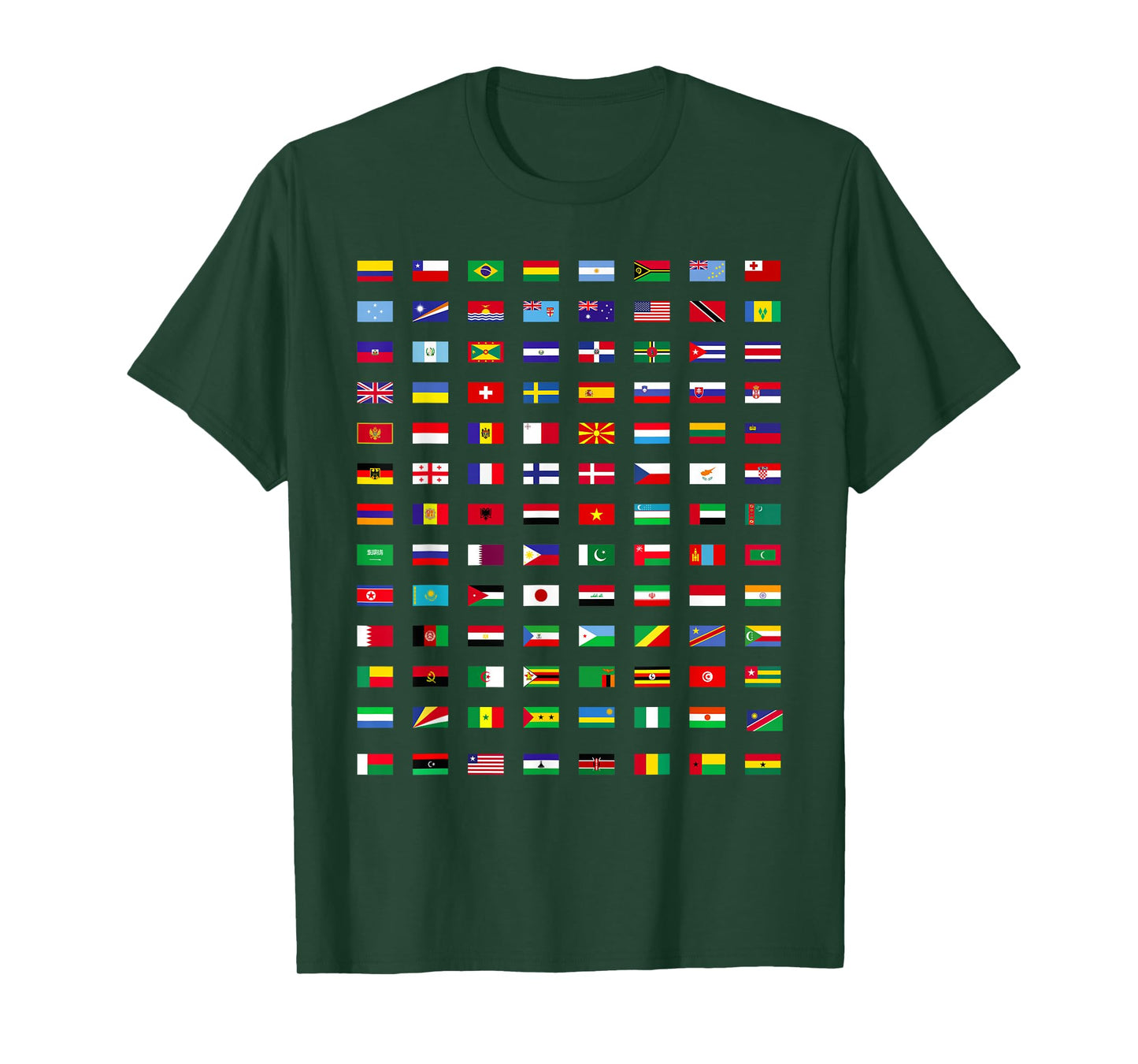 Flags of The World Geography Gifts T-Shirt