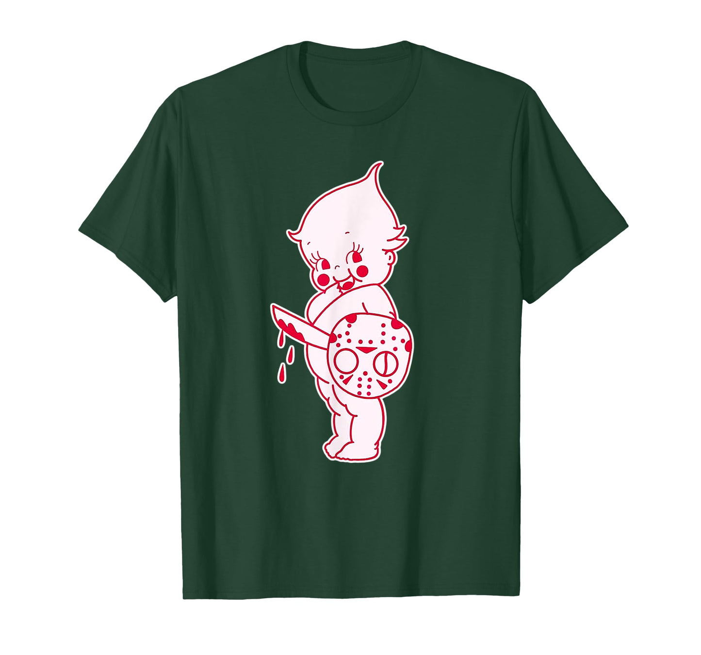 Kewpie Baby Horror Halloween Spooky Scary T-Shirt