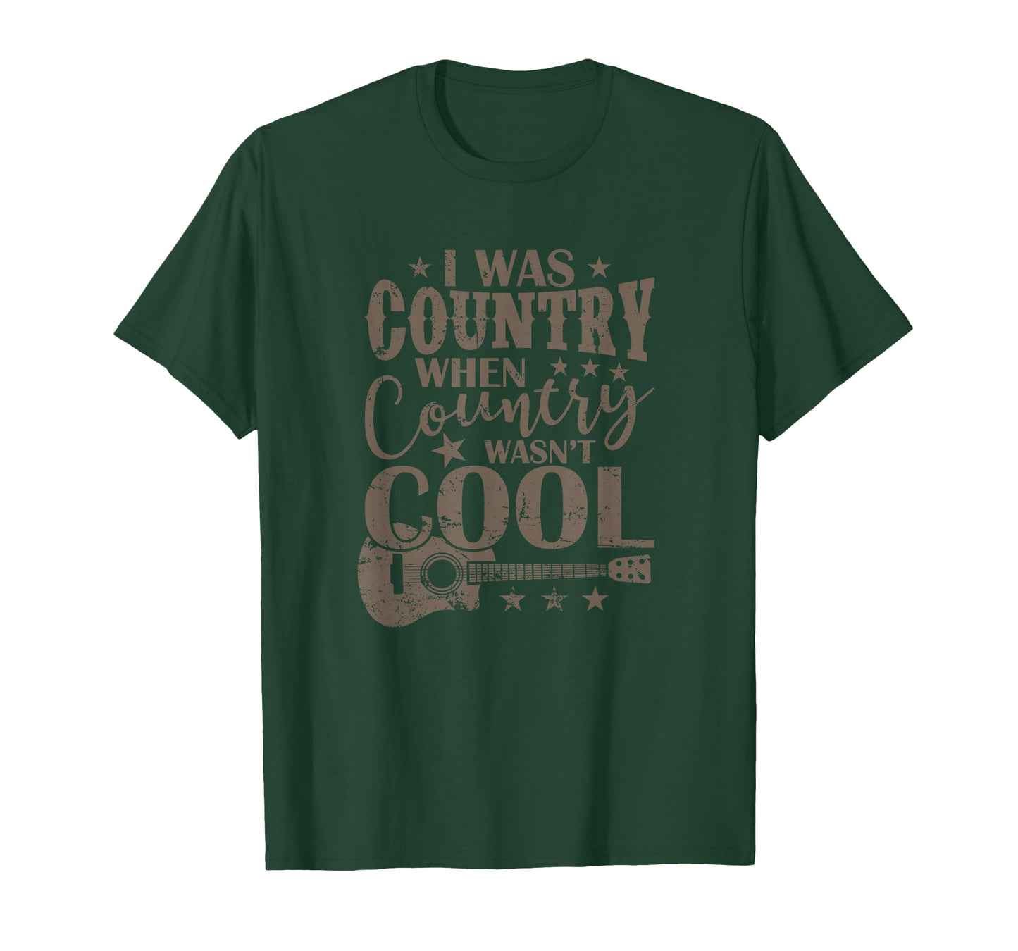 I was country when country wasn't cool USA T-Shirt