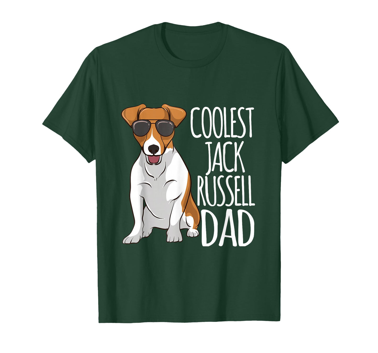 Coolest Jack Russel Dad Jack Russell Terrier Father Dog T-Shirt