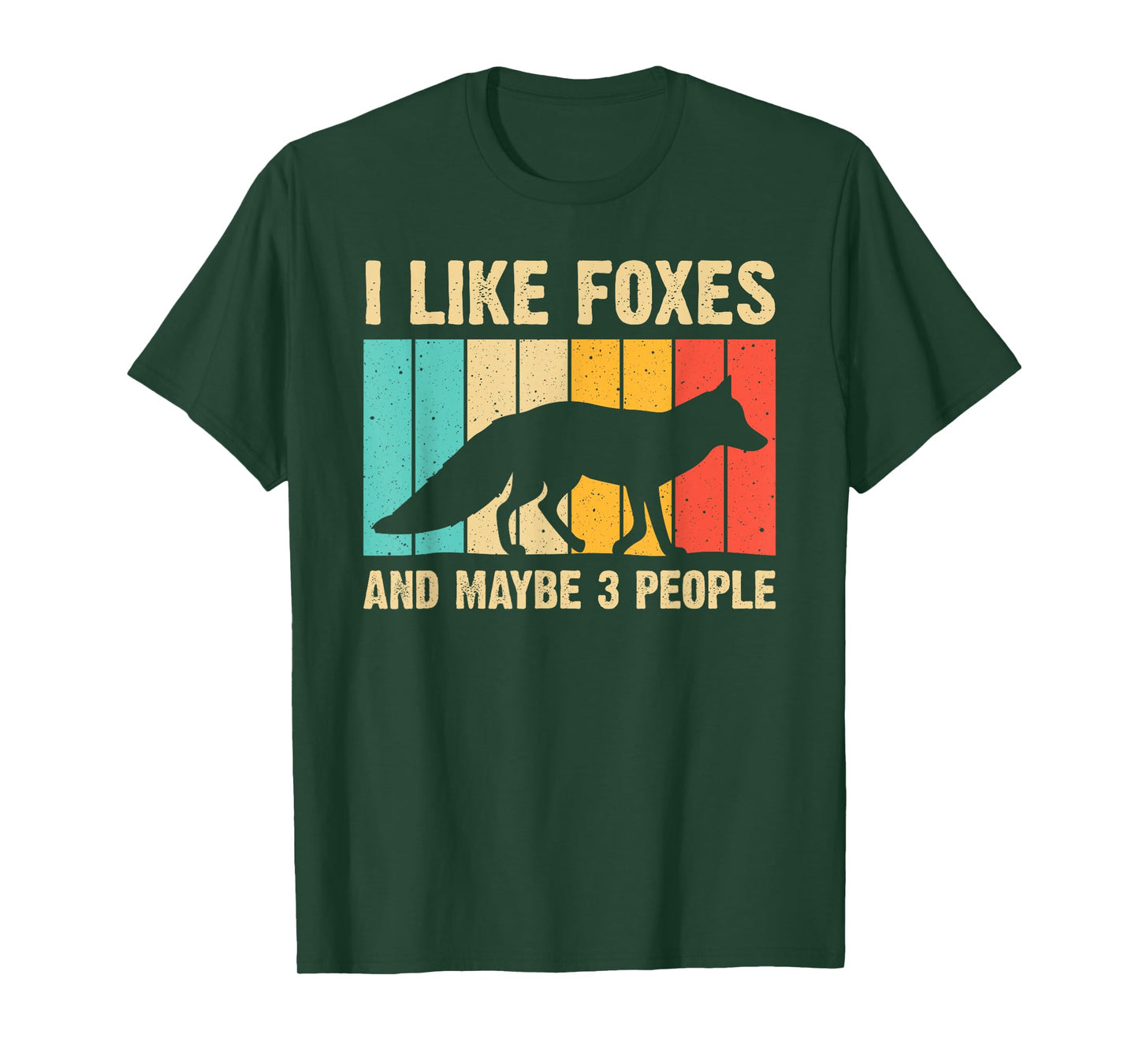 Funny Fox Design For Fox Lovers Men Women Kids Introverts T-Shirt