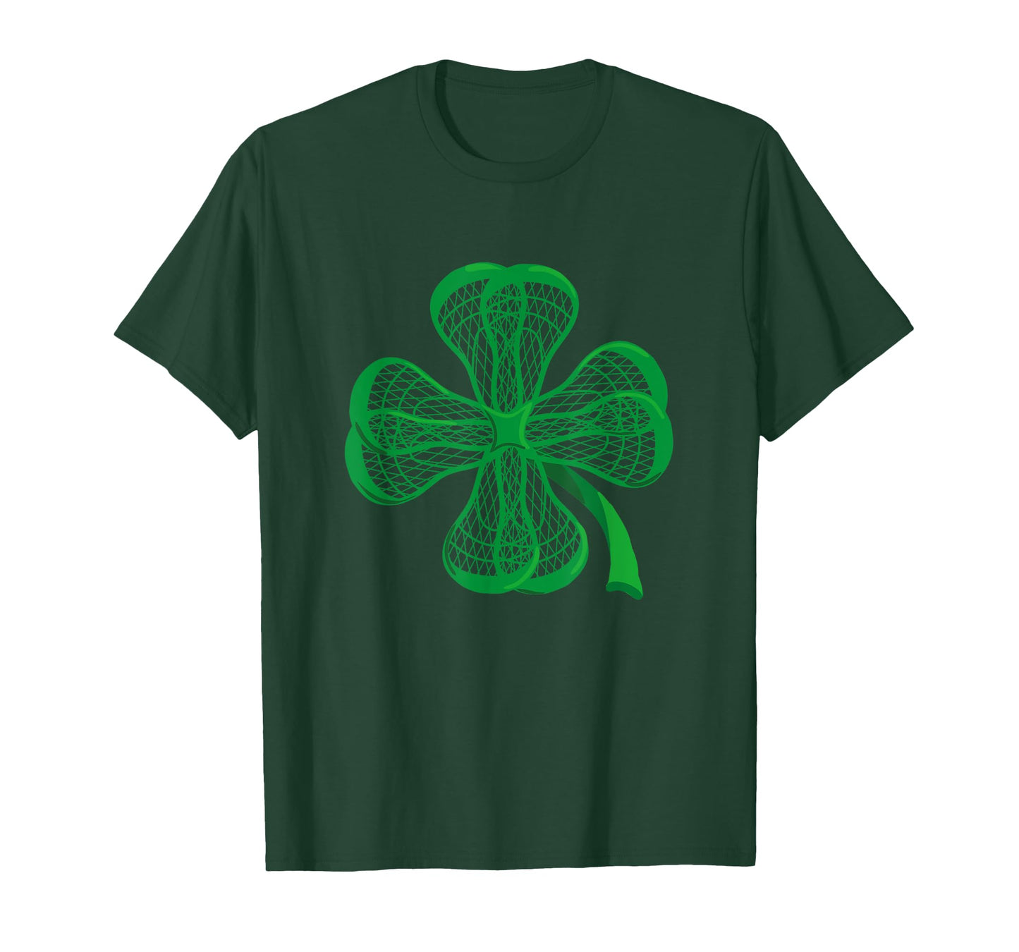 Lacrosse Sticks Shamrock clover irish lucky Lax T-Shirt gift T-Shirt