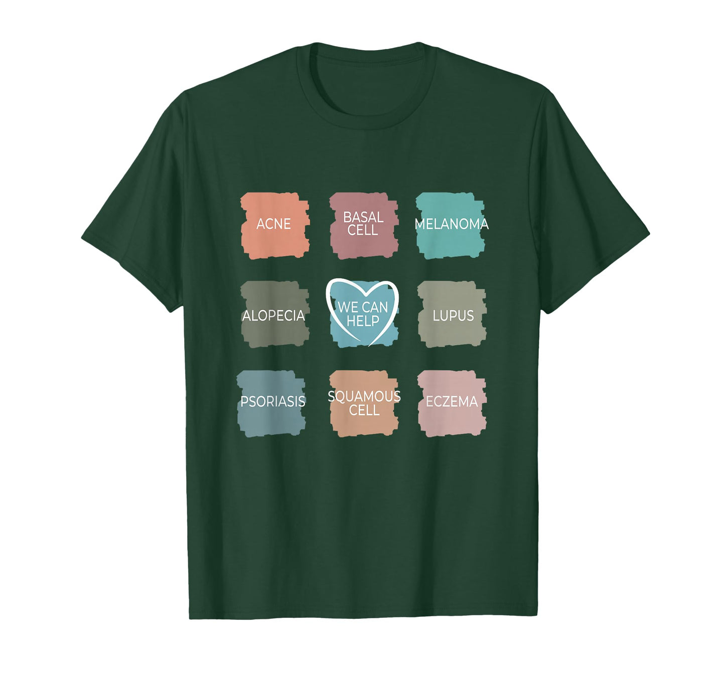 Dermatology Nurse - We Can Help Derm Dermatologist T-Shirt