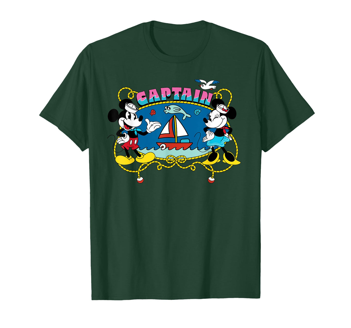 Disney Cruise Family Group Vacation Matching Captain T-Shirt