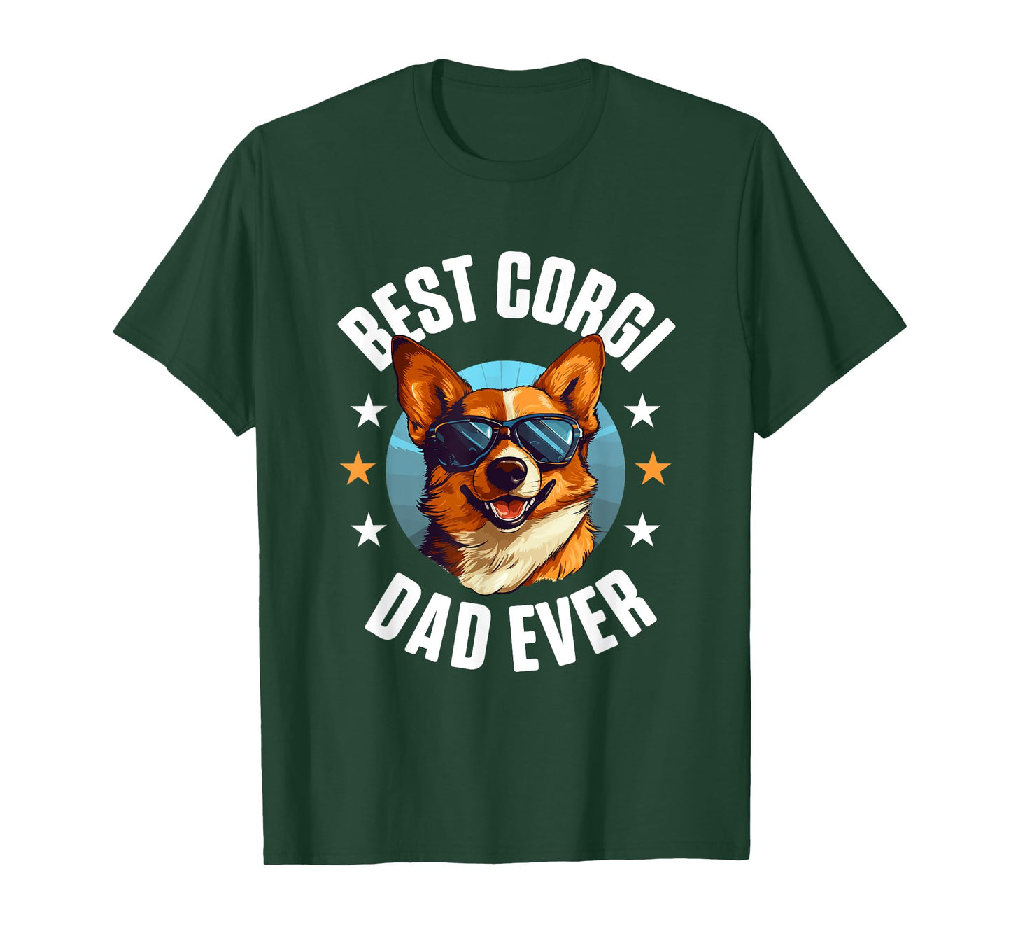 Pembroke Welsh Corgi - Best Corgi Dad Ever T-Shirt