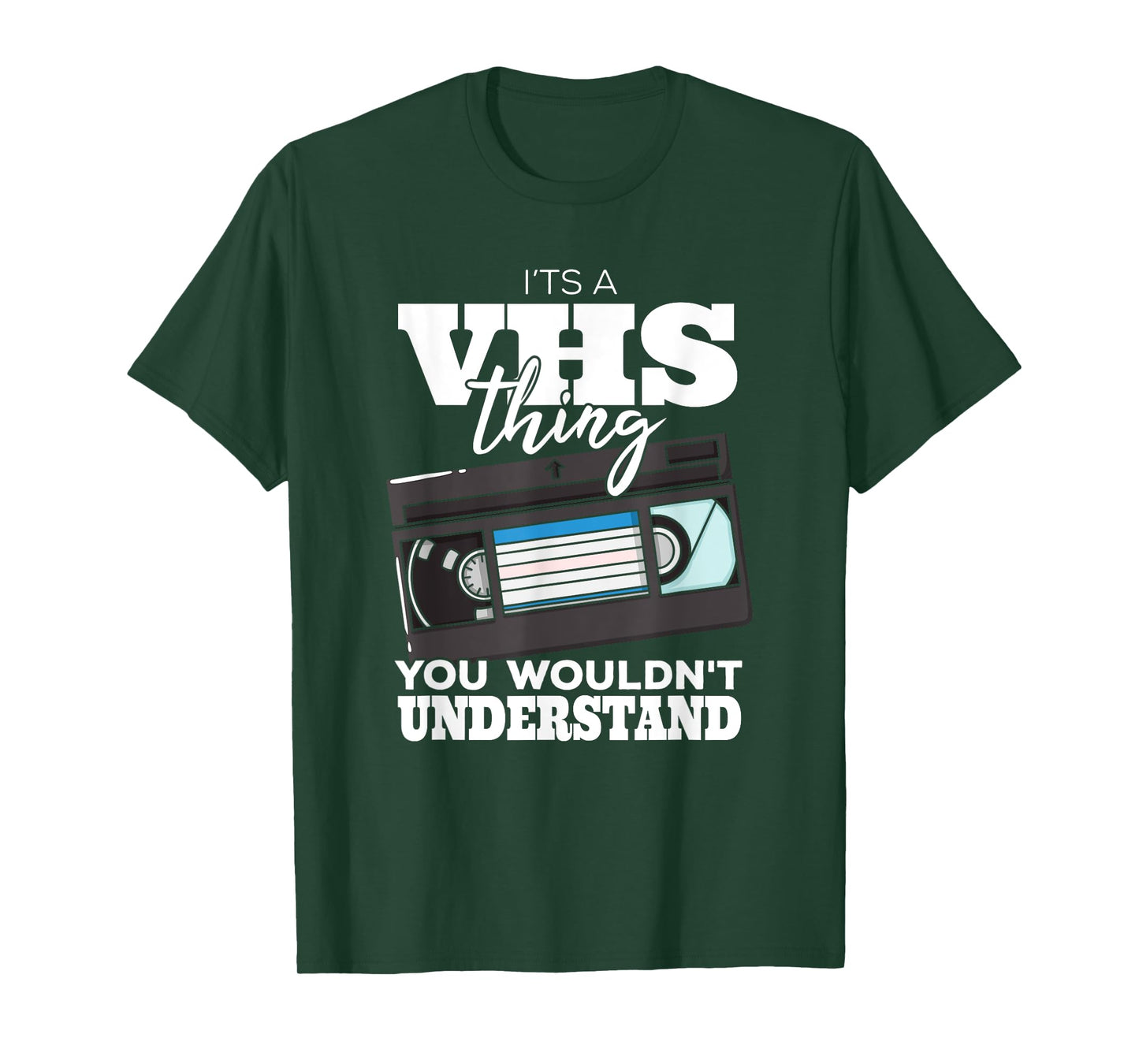 VHS Video Cassette Tape Collector T-Shirt