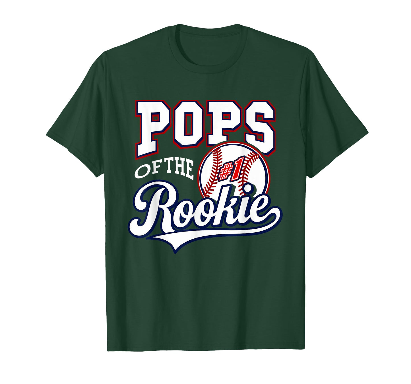 Retro Daddy Pops Of The Number 1 Rookie Baseball T-Shirt