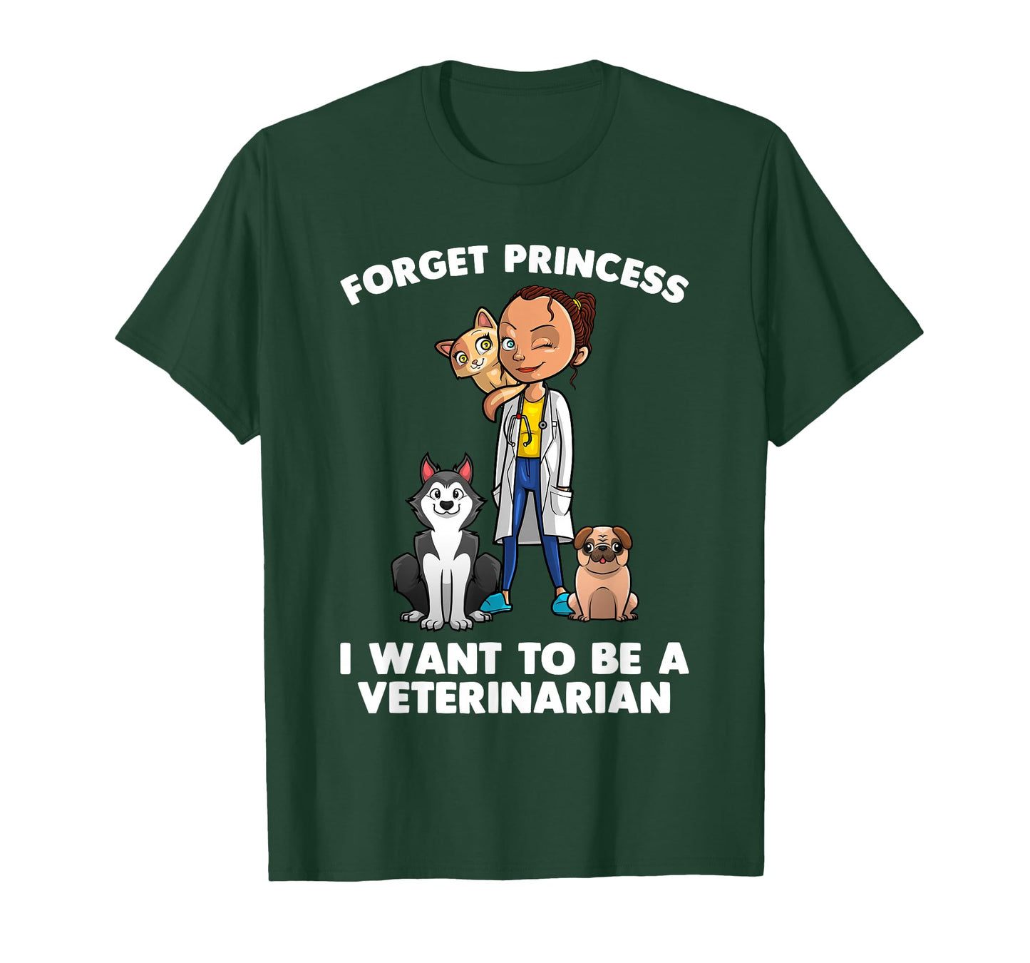 Future Veterinarian Women Girls Doctor to Be Vet Assistant T-Shirt