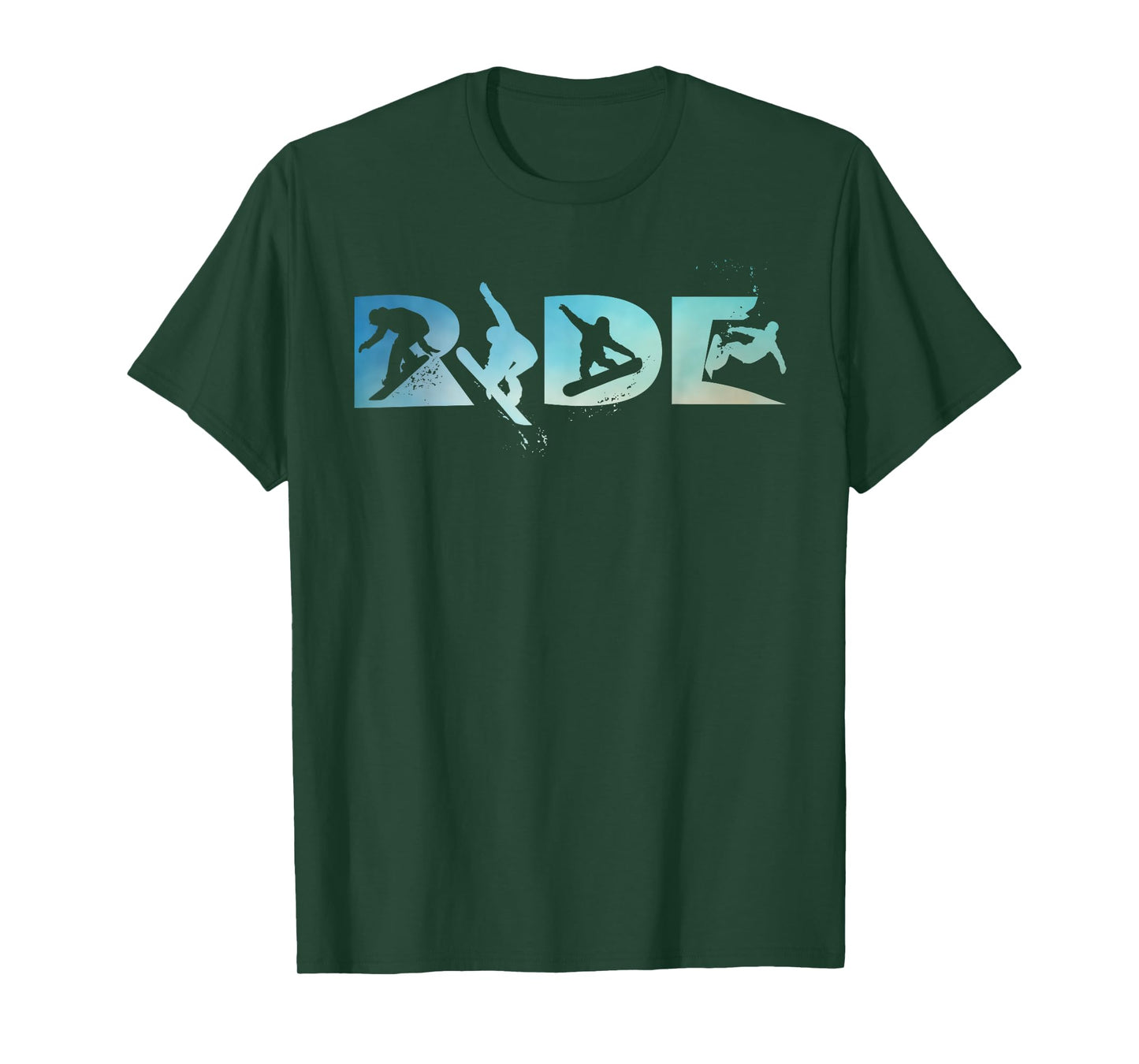 Ride Snowboarding Funny Snowboard Snowboarder Gift Men Boys T-Shirt