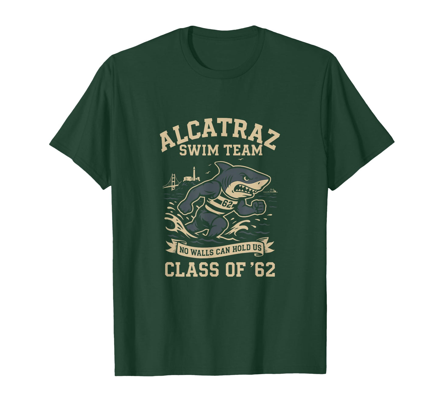 Alcatraz Penitentiary Swim Team T-Shirt