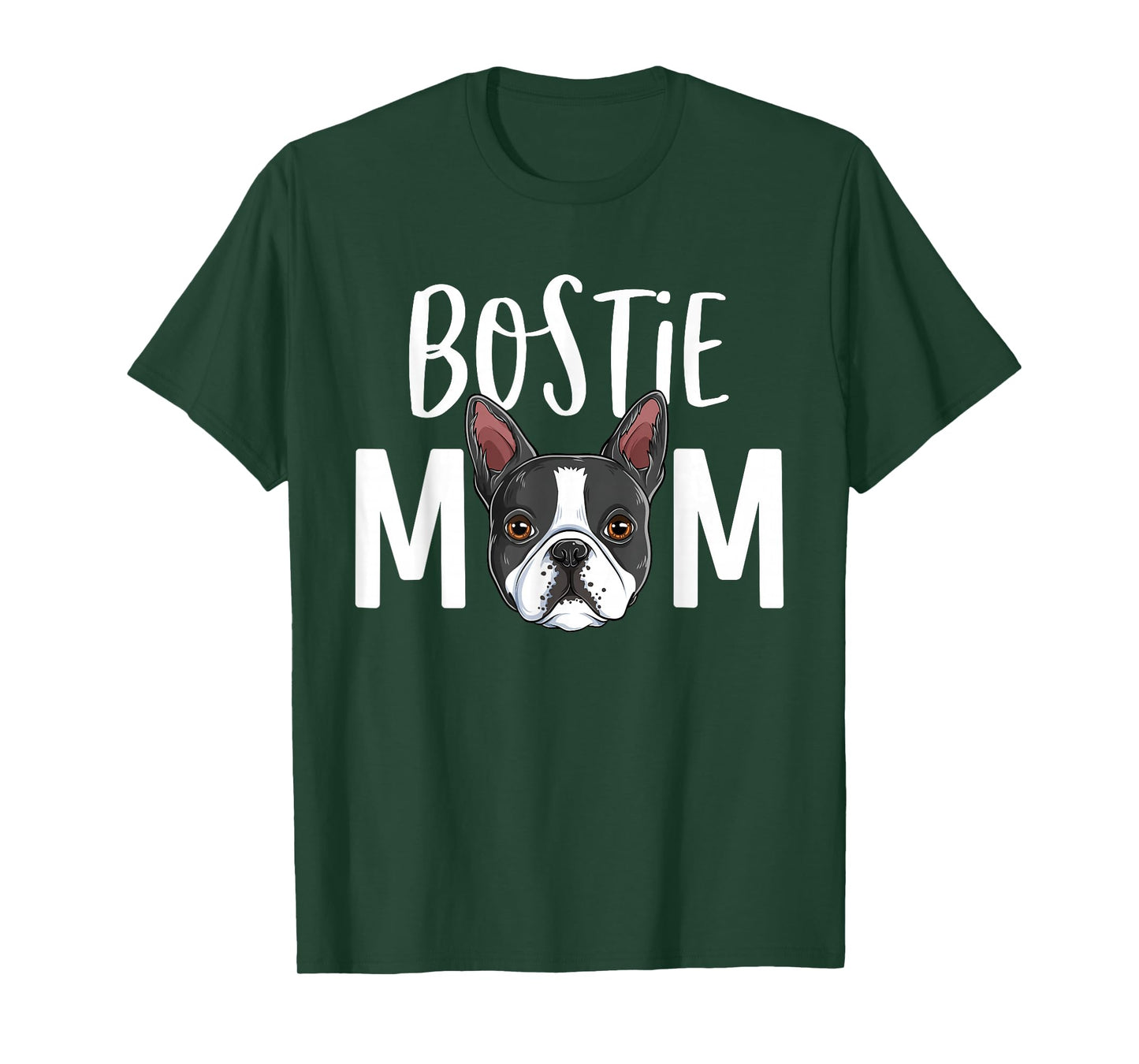 Funny Bostie Mom Boston Terrier Dog Mama Women T-Shirt