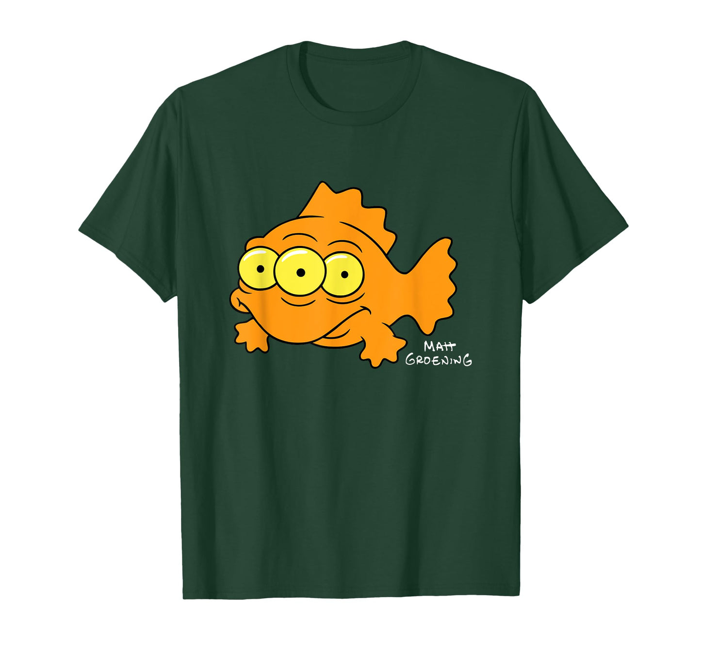 The Simpsons Blinky Three-Eyed Nuclear Fish Center Icon T-Shirt