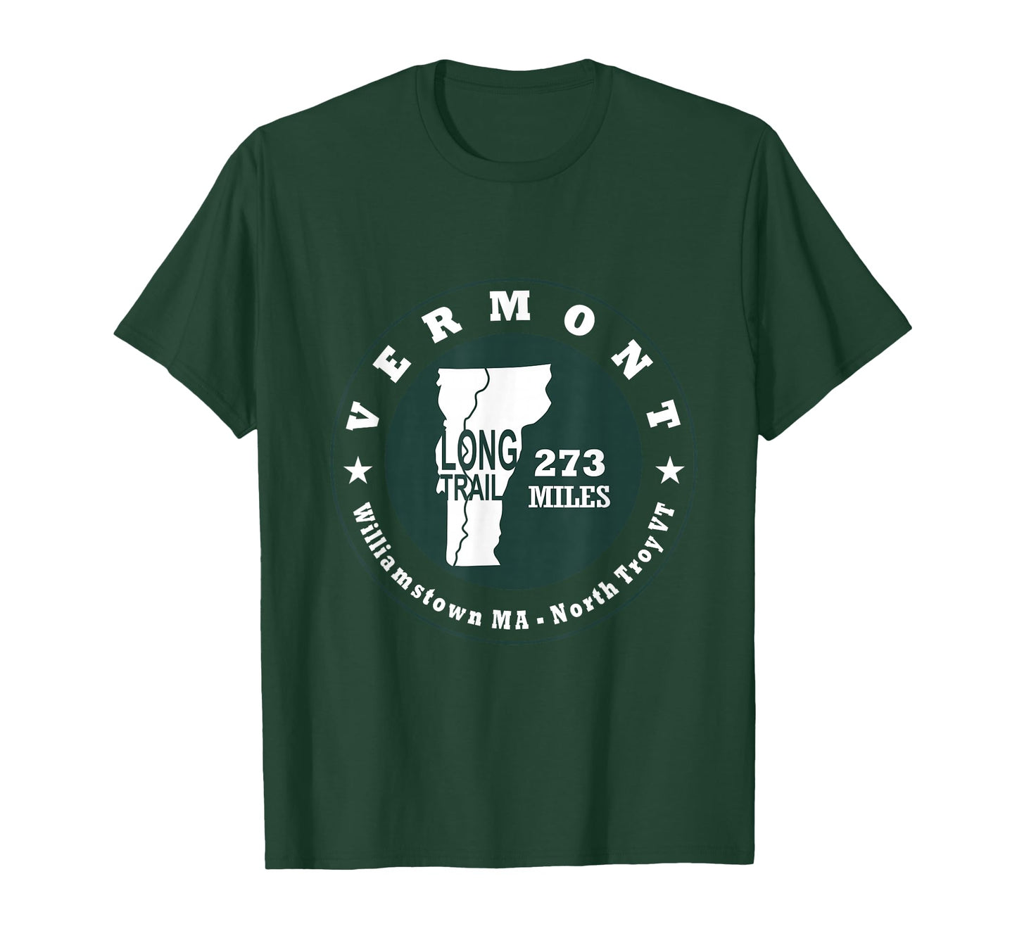 VERMONT LONG TRAIL HIKING T Shirt Vermont Trekking Tee T-Shirt