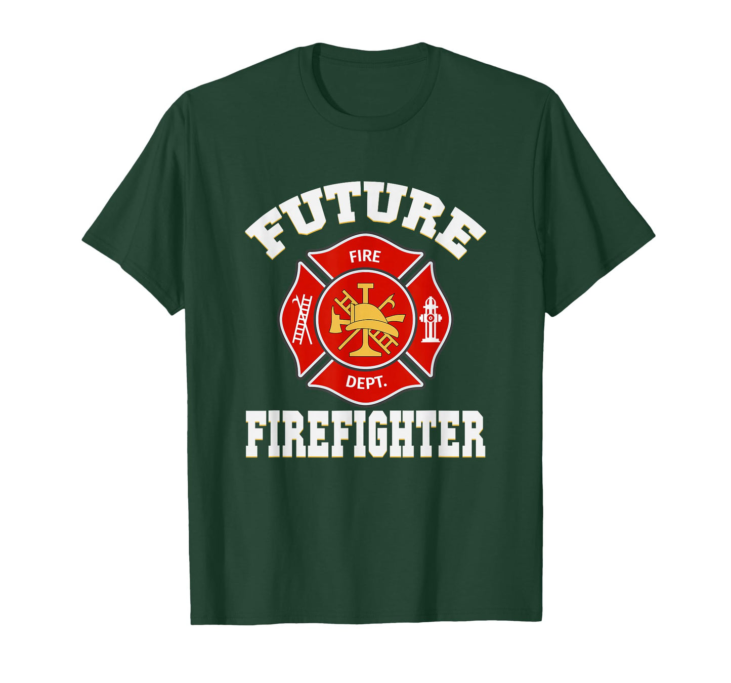 Firefighter Quotes Future Firefighter T-Shirt - Men's Black Short Sleeve Classic Fit T-Shirt - Small
