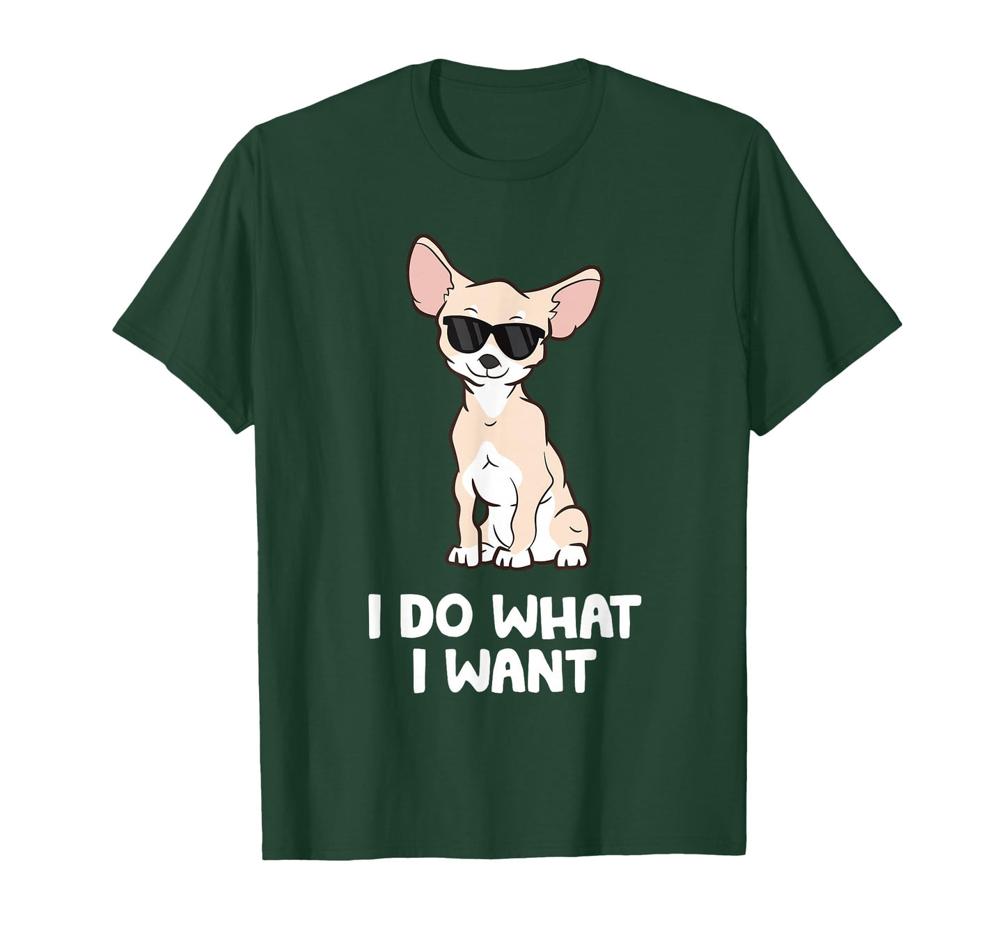 Chihuahua Gifts And Tees For Dog Owners Chihuahua Dog I Do What I Want Chihuahua T-Shirt Black
