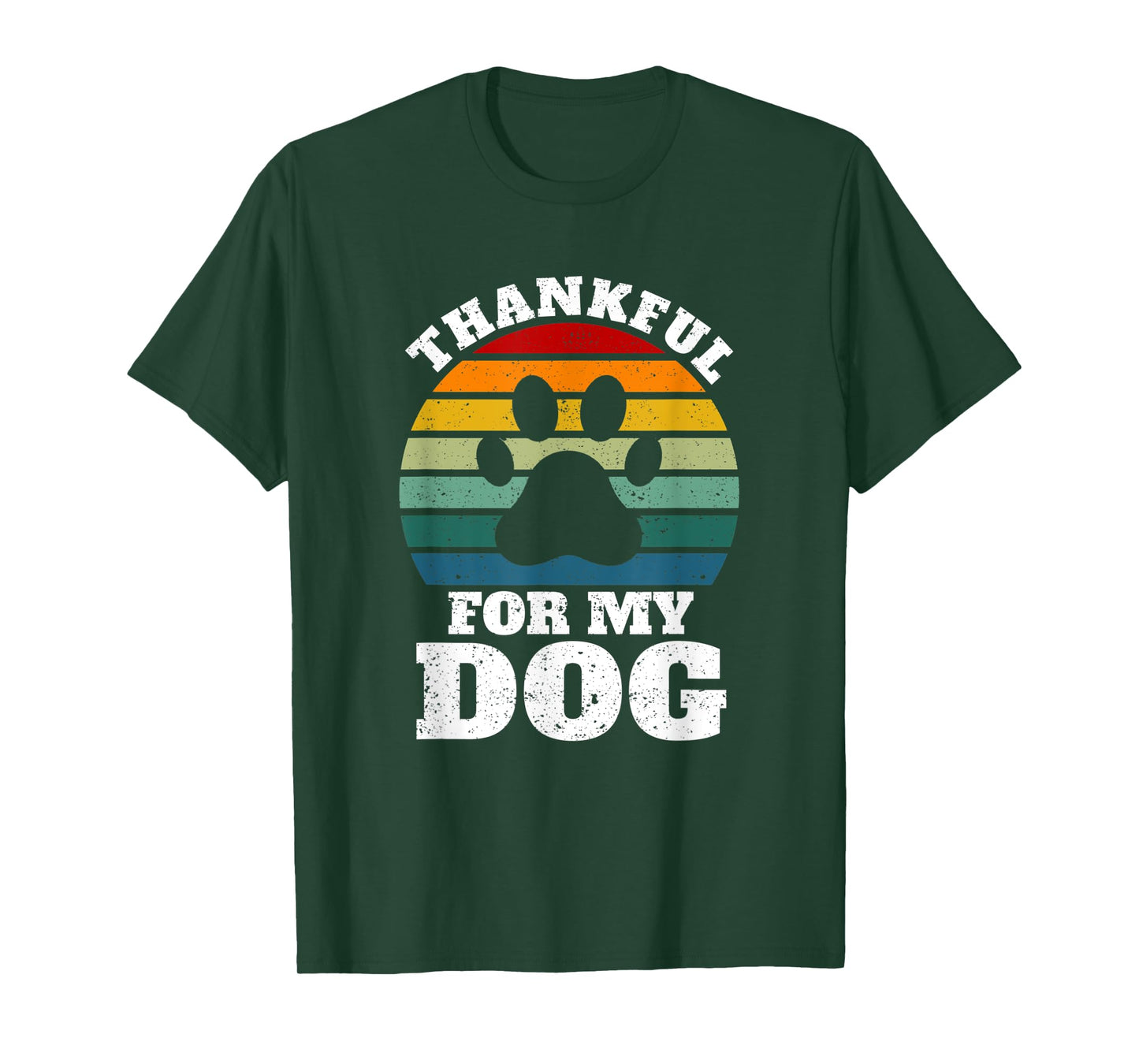 Funny Thanksgiving Dogs Animal Lover Thankful For My Dog T-Shirt