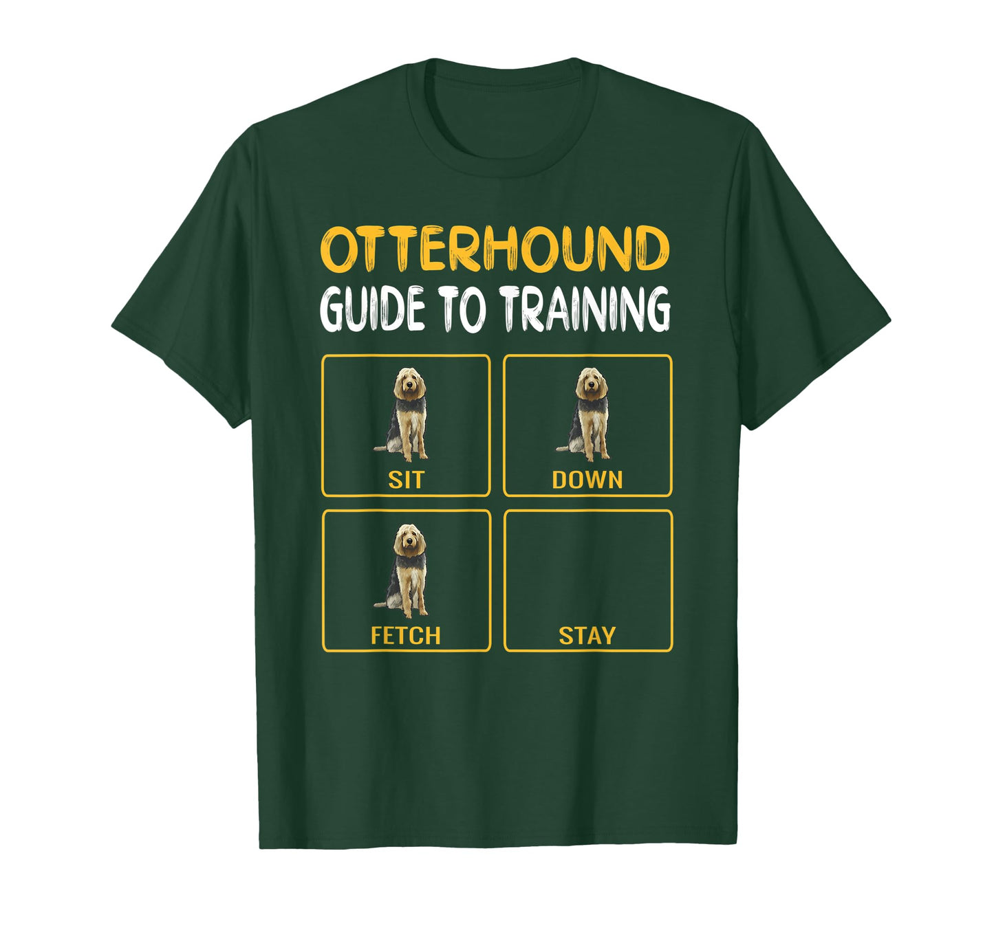 Funny Otterhound Guide To Training Dog Obedience Men Women T-Shirt